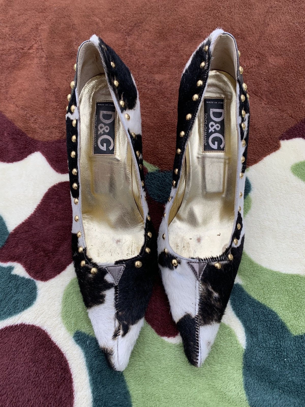 Dolce & Gabbana × Vintage Dolce & Gabbana Pony Pumps Size US 7.5 / IT 37.5 - 2 Thumbnail