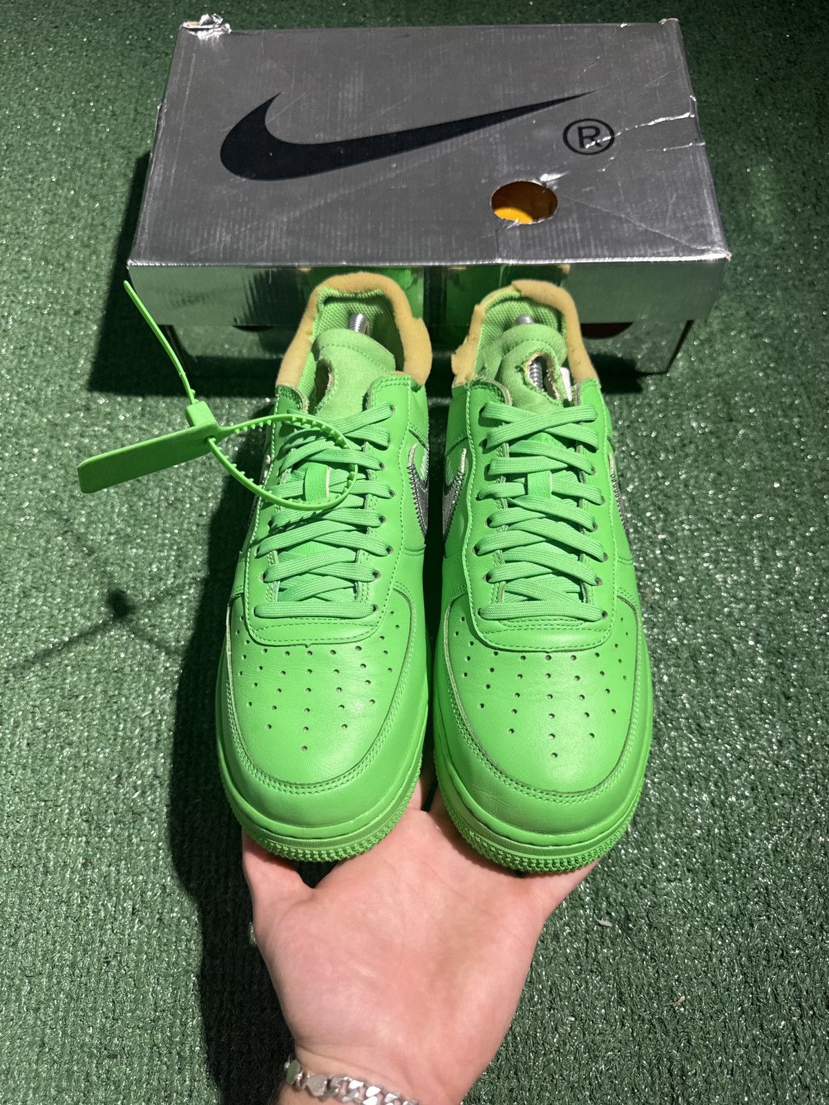 Nike × Off-White Nike air force 1 low off white brooklyn Size US 8.5 / EU 41-42 - 4 Thumbnail