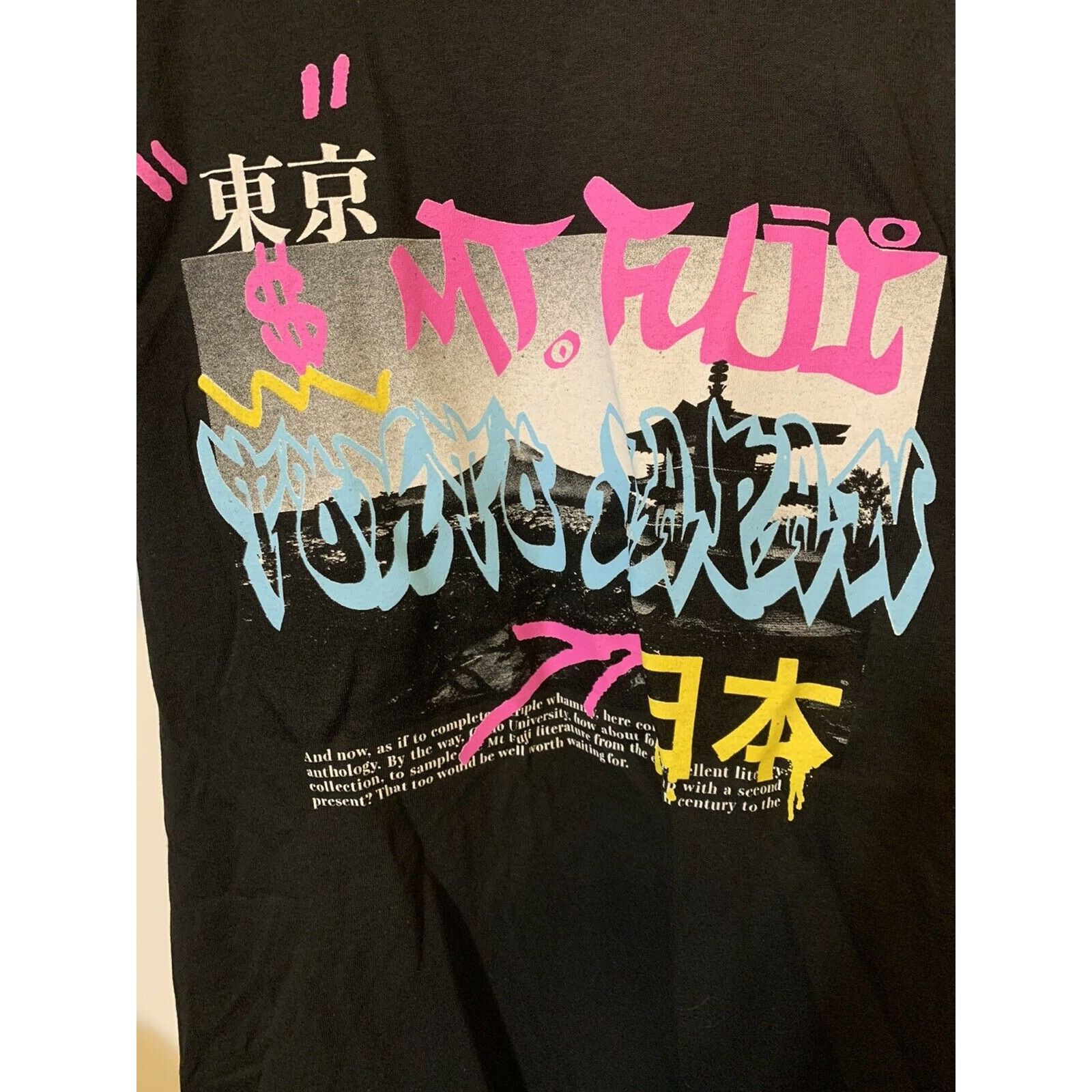 Young And Reckless The Young & Wild Mt. Fuji Men’s Sz M T Shirt Black Size US M / EU 48-50 / 2 - 1 Thumbnail