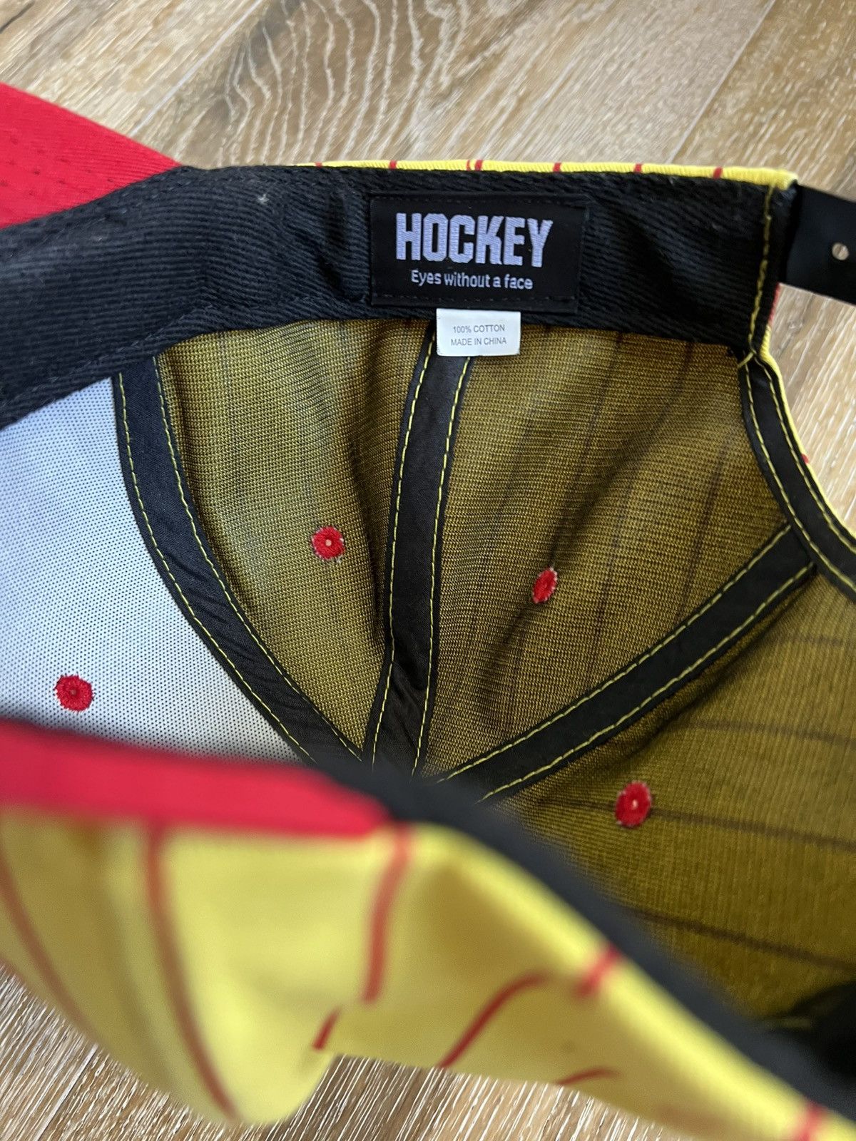Hockey Skateboards Hockey pin stripe skate cap Size ONE SIZE - 4 Thumbnail