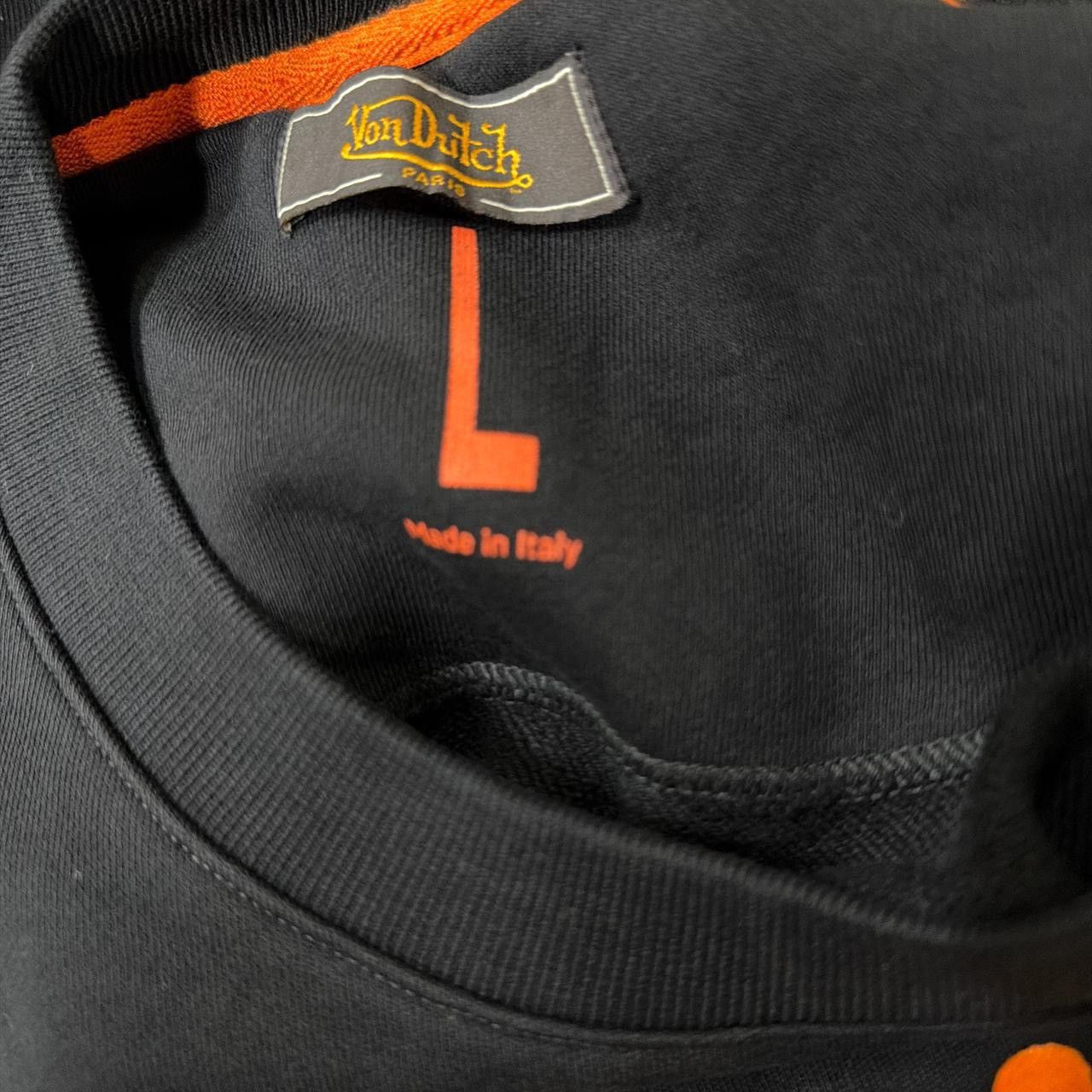 Von Dutch Von Dutch Panther Logo Sweatshirt Black/Orange Size Large Size US L / EU 52-54 / 3 - 4 Thumbnail