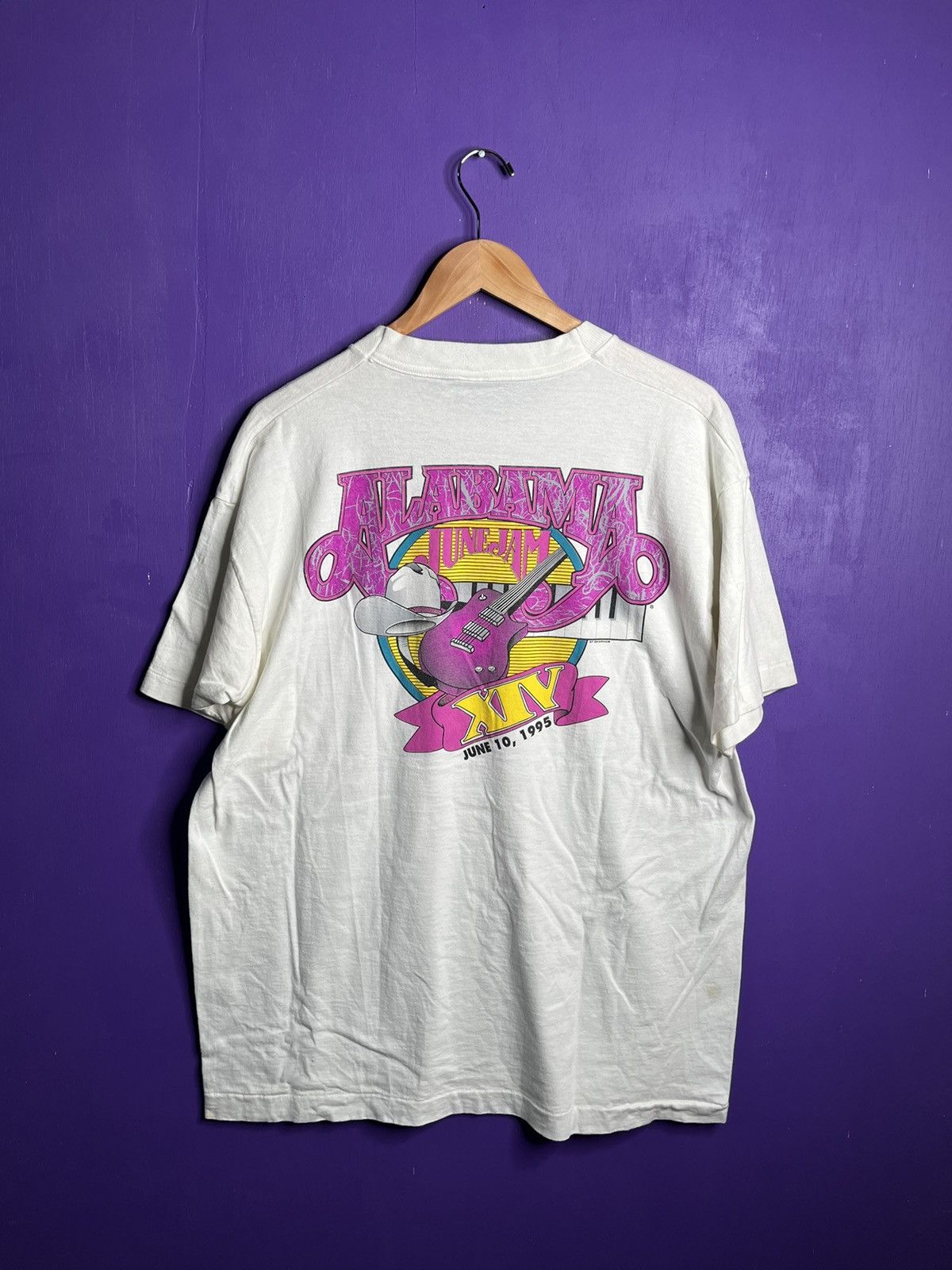 Band Tees × Vintage Vintage 1995 Alabama June Jam t-shirt Size US XL / EU 56 / 4 - 2 Thumbnail