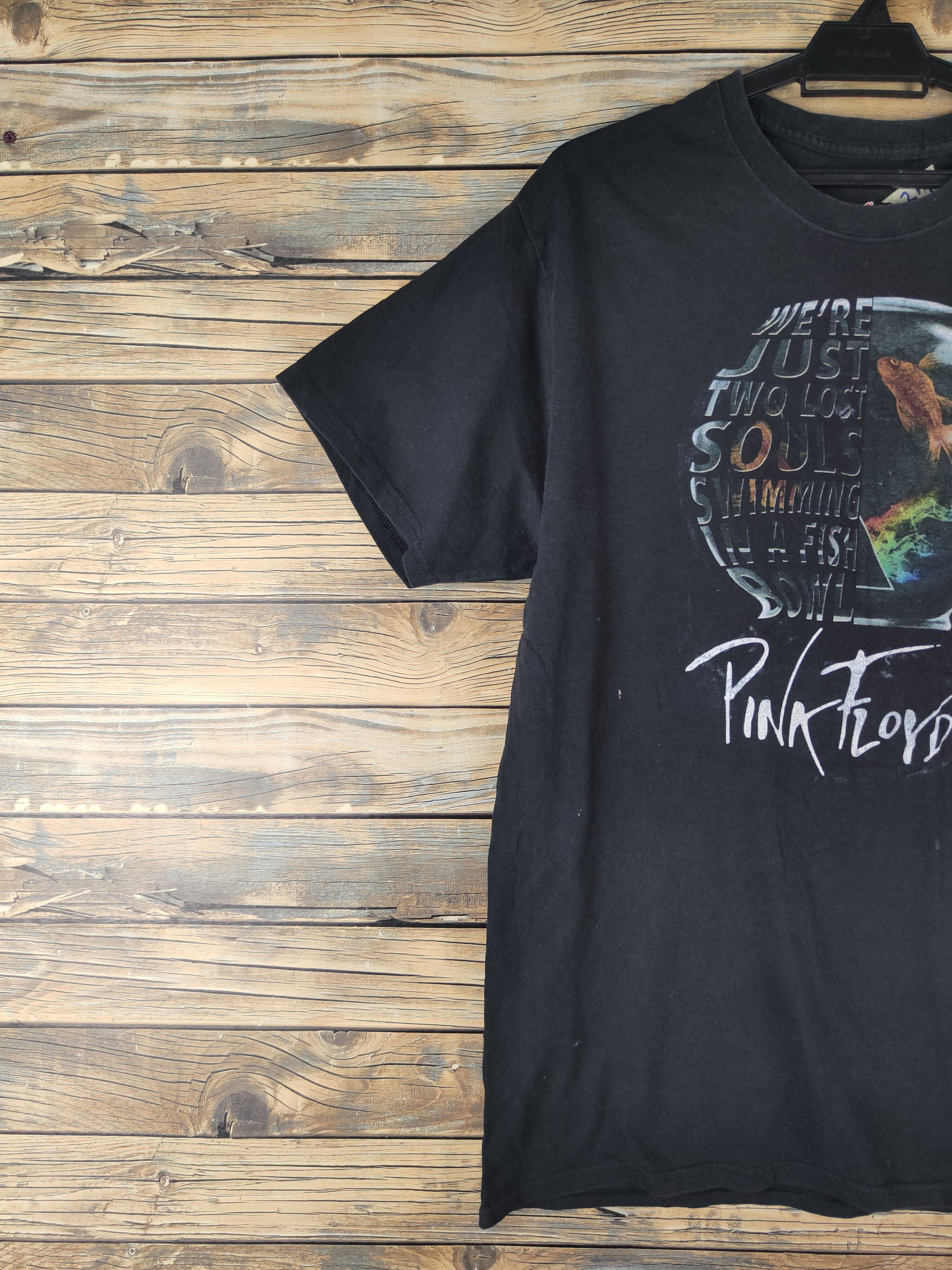 Band Tees × Pink Floyd DL Pink Floyd Black Short Sleeve T-shirt #2140 Size US L / EU 52-54 / 3 - 4 Thumbnail
