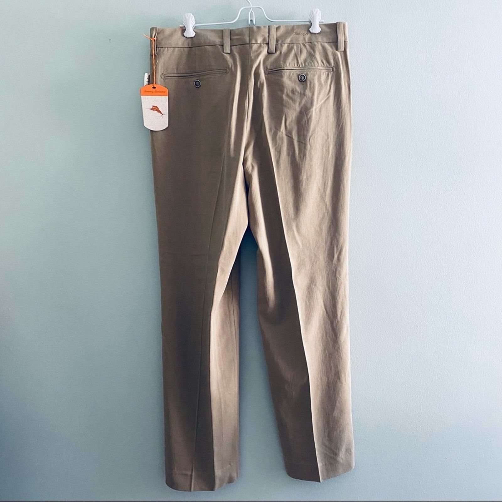 Tommy Bahama NWT Tommy Bahama silk khaki dress slacks Size US 33 - 3 Thumbnail