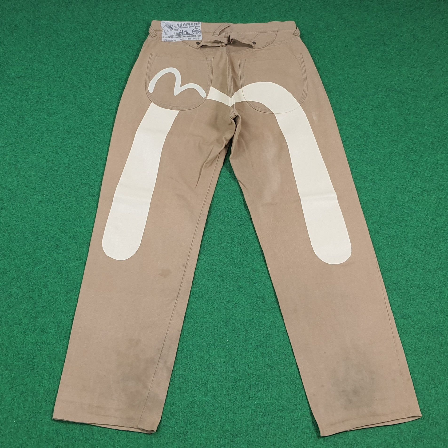 Evisu Vintage Yamane Japan Evisu Custom Daicock Pants C280N7 Size US 32 / EU 48 - 1 Thumbnail