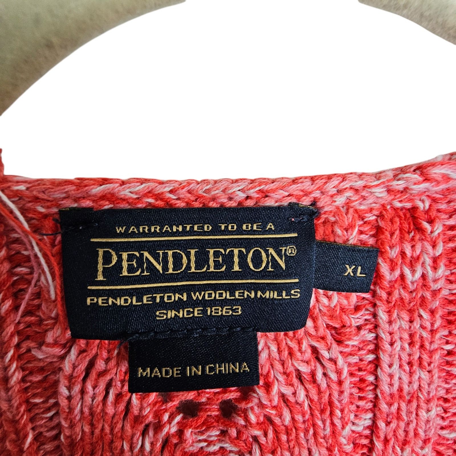 Pendleton Pendleton Womens Cable Knit Sweater Holiday Fall Classic XL Size XL / US 12-14 / IT 48-50 - 6 Thumbnail