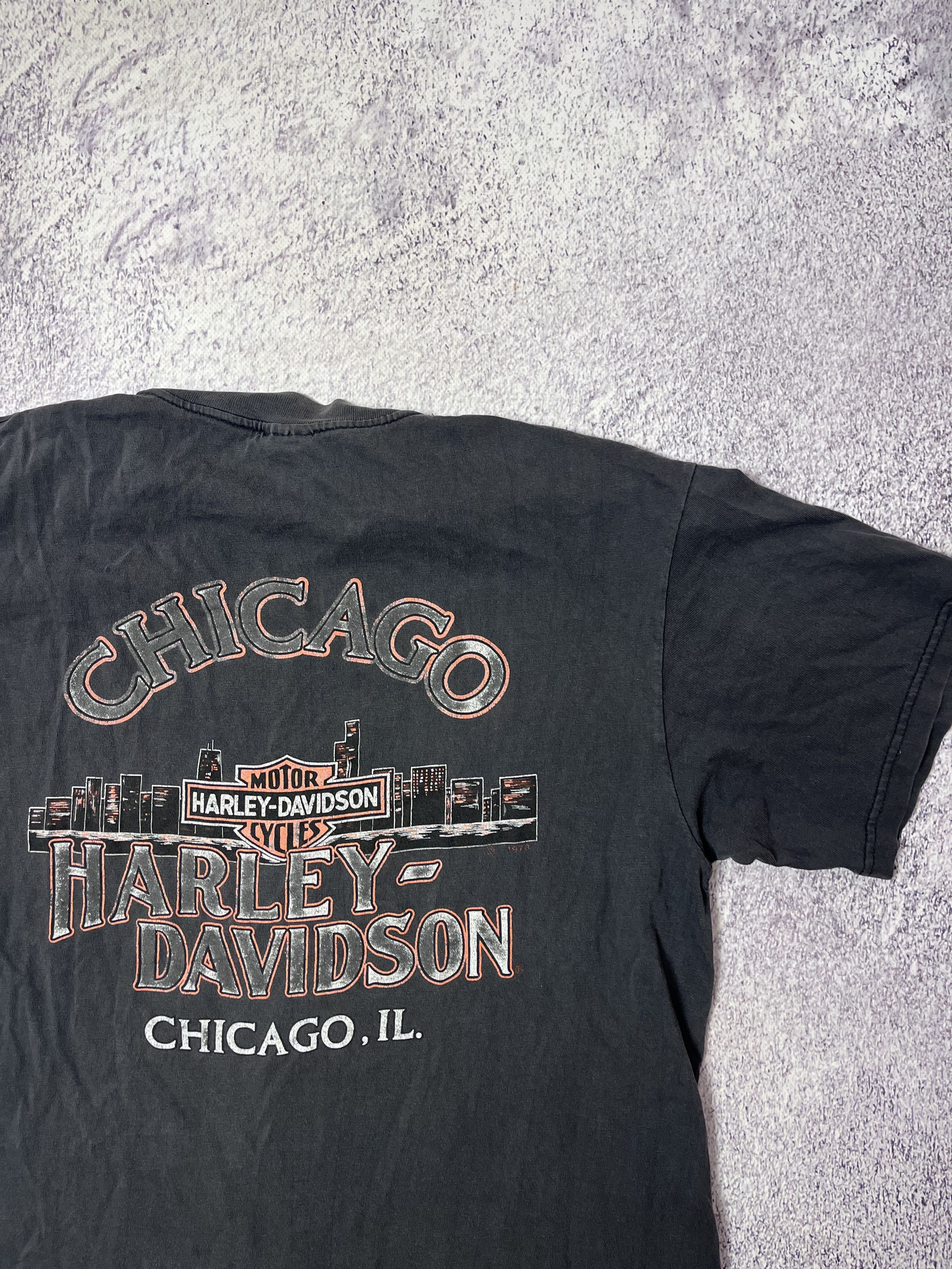Harley Davidson × Japanese Brand Vintage mens t-shirt Harley-Davidson size L 1998 Size US L / EU 52-54 / 3 - 14 Thumbnail