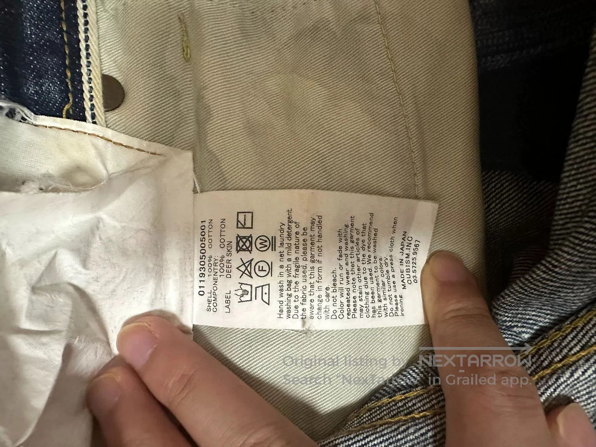 Visvim visvim 19aw Distressed Blue Jeans W30L30. Size US 30 / EU 46 - 3 Thumbnail