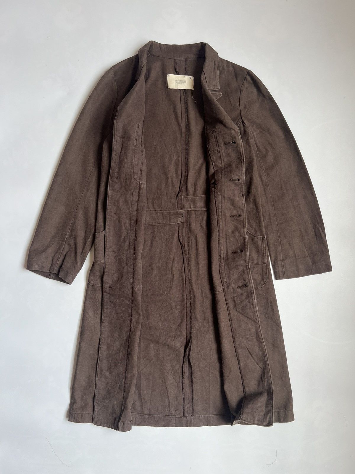 CABANE de ZUCCa Zucca Travail Long Jacket Made In France Size US S / EU 44-46 / 1 - 5 Thumbnail