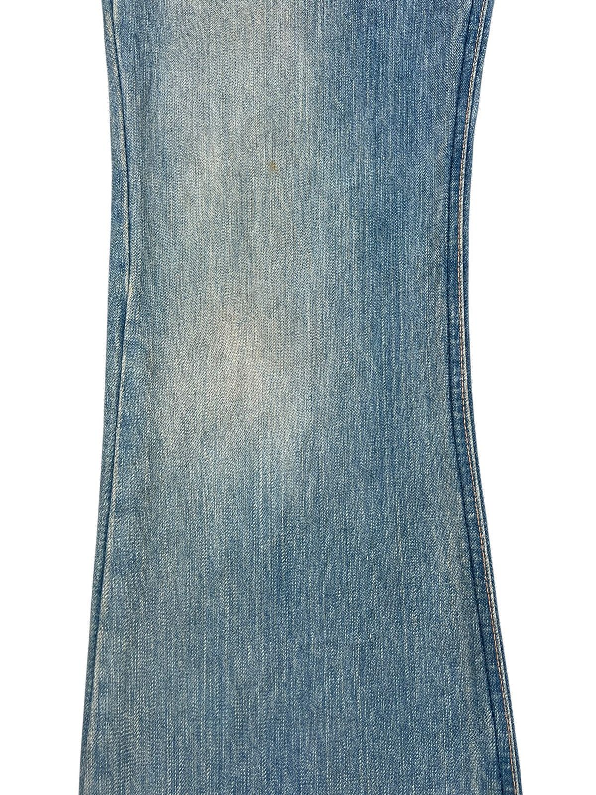 If Six Was Nine Dirty Mud Denim Vintage Acoustic Japan Flare Jeans Size US 31 - 9 Thumbnail