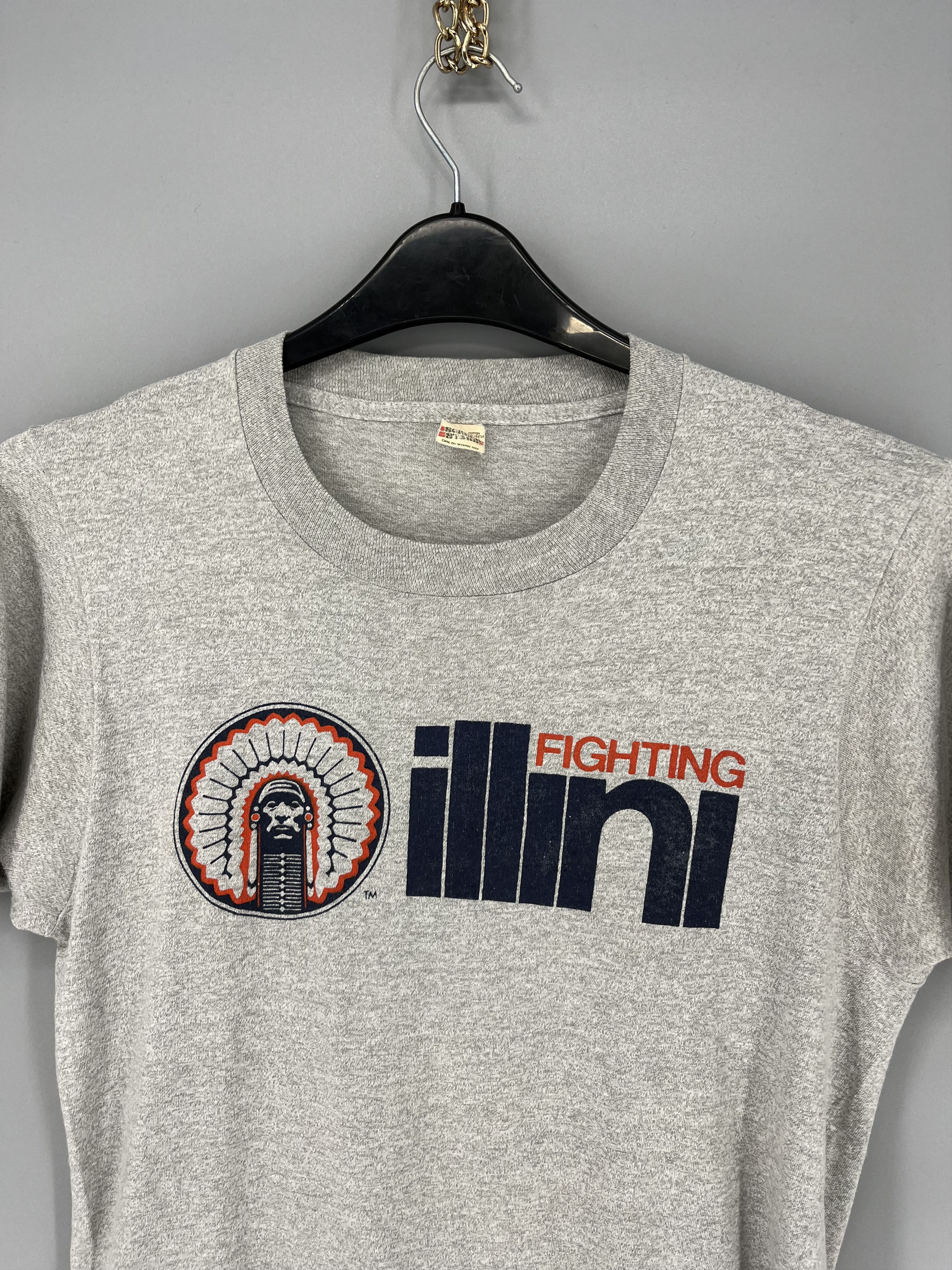 Vintage Vintage 90s University Of Illinois Fighting Illini Chief Size US M / EU 48-50 / 2 - 7 Thumbnail