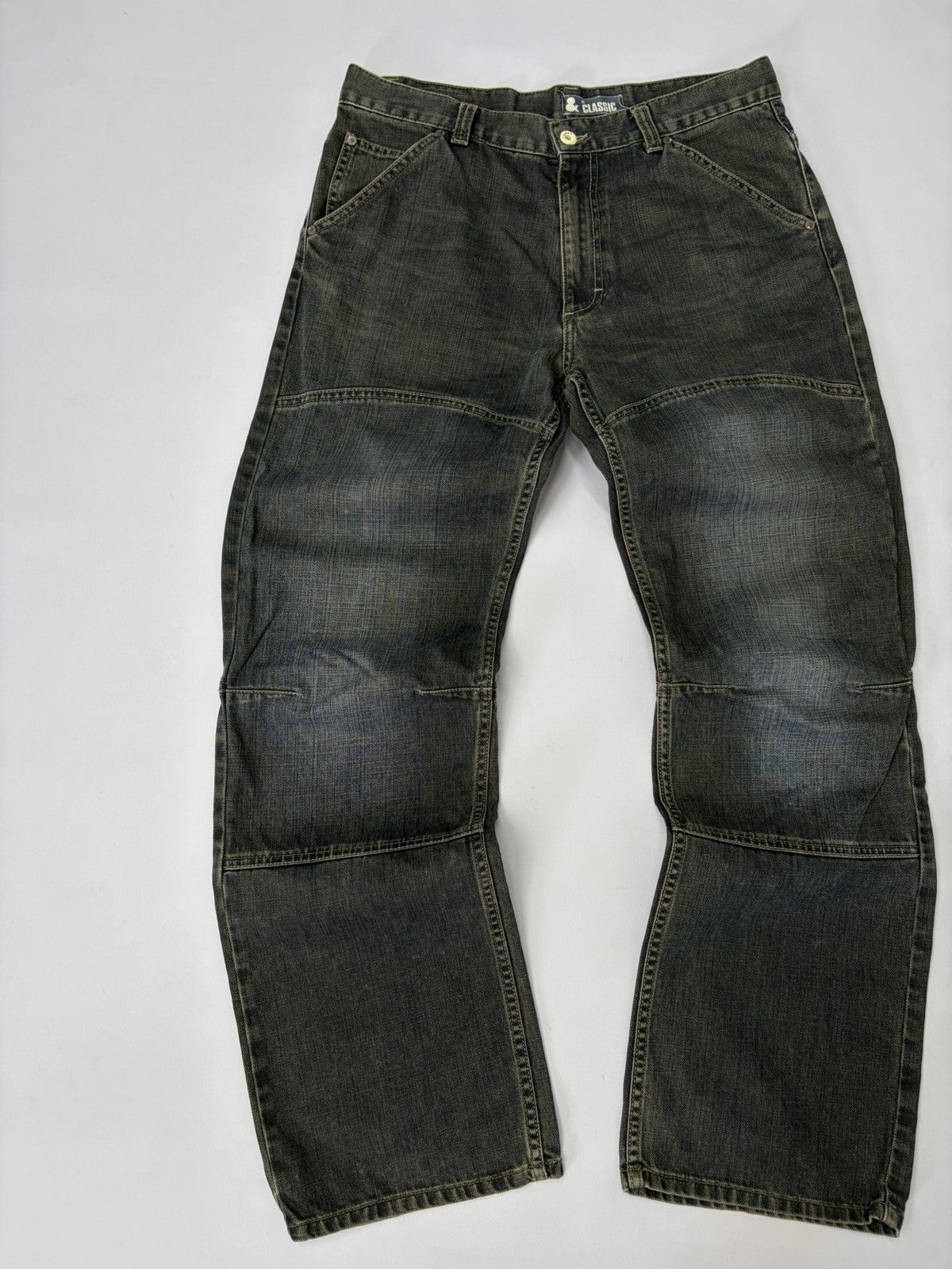 Hedi Slimane VTG Balenciaga Rick Owens Style Baggy Jeans Pants ArchiveY2K Size US 32 / EU 48 - 3 Thumbnail