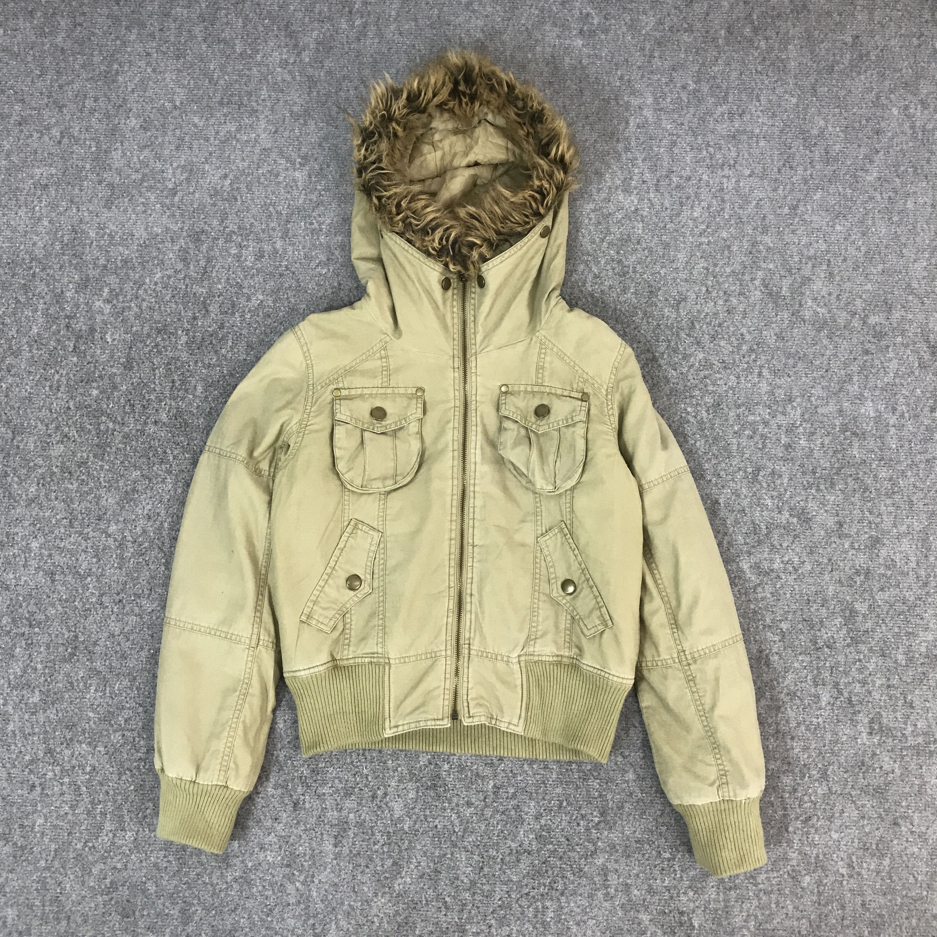 Japanese Brand PUNK GOTHIC M-II FUR HOODIE JACKET K61B18 Size M / US 6-8 / IT 42-44 - 1 Thumbnail
