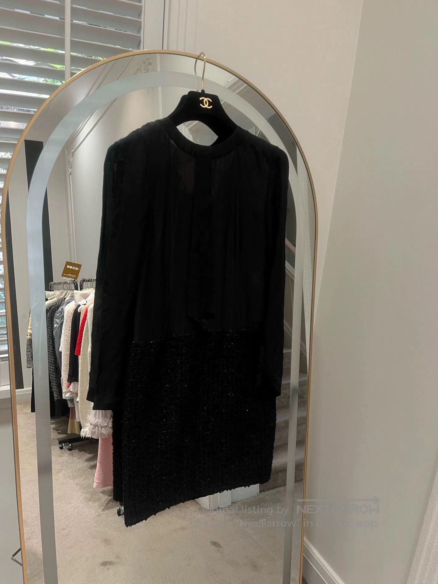 Chanel Chanel 21k Black Sheer Dress FR34. Size US 34 / EU 50 - 1 Thumbnail