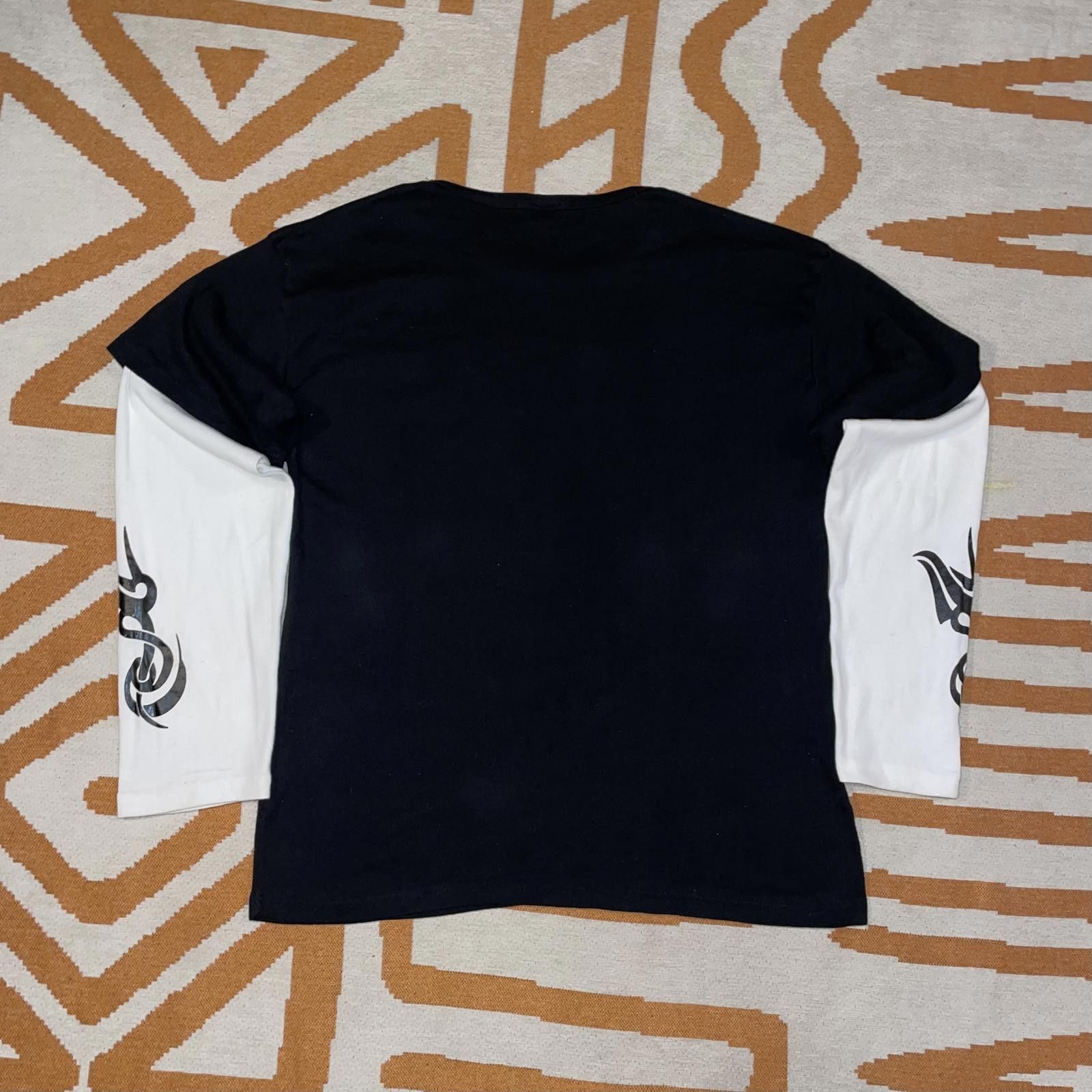 Designer Identic 00s Tribal Graphic Longsleeve T-Shirt XXL Size US XXL / EU 58 / 5 - 2 Thumbnail