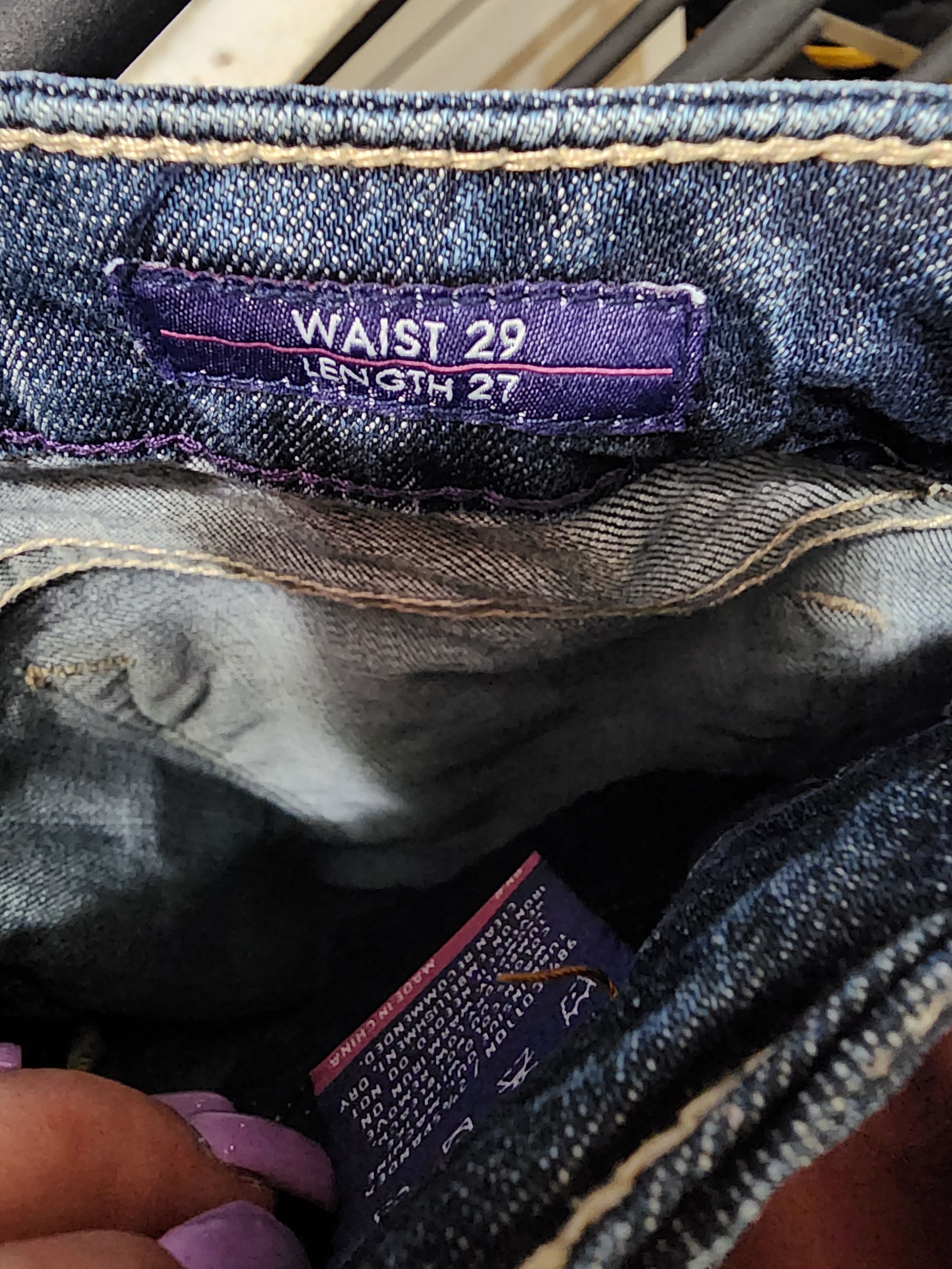 Other Vigoss Women's Distressed Blue Denim Jeans Size 29" - 3 Thumbnail
