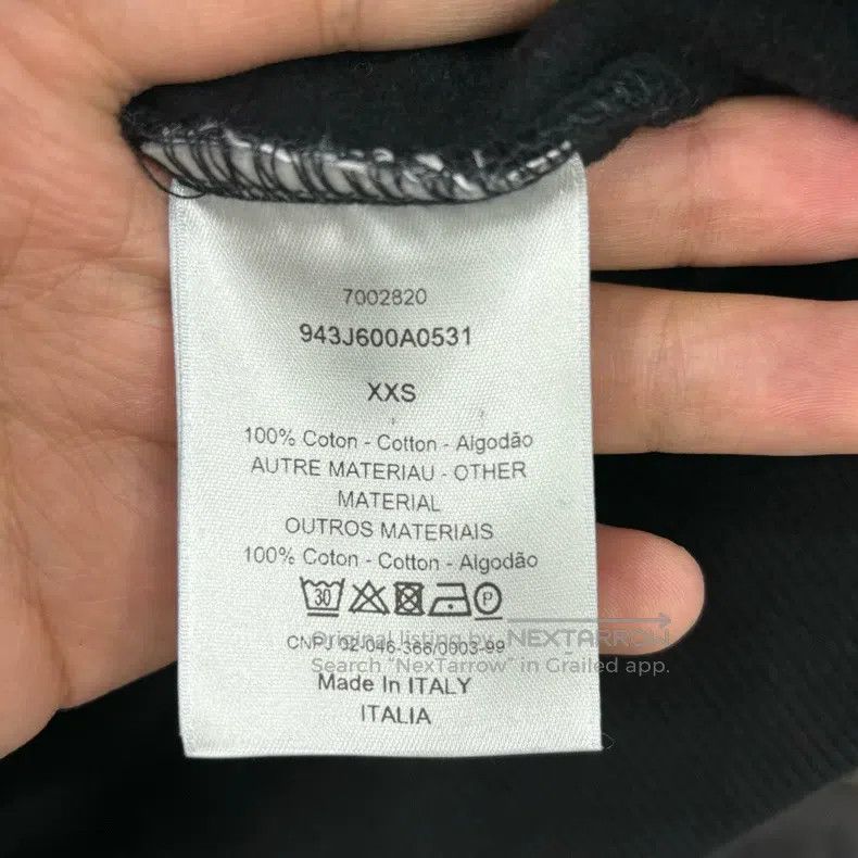 Dior Dior Black CD letter embroidery hoodie Size US XXS / EU 40 - 4 Thumbnail