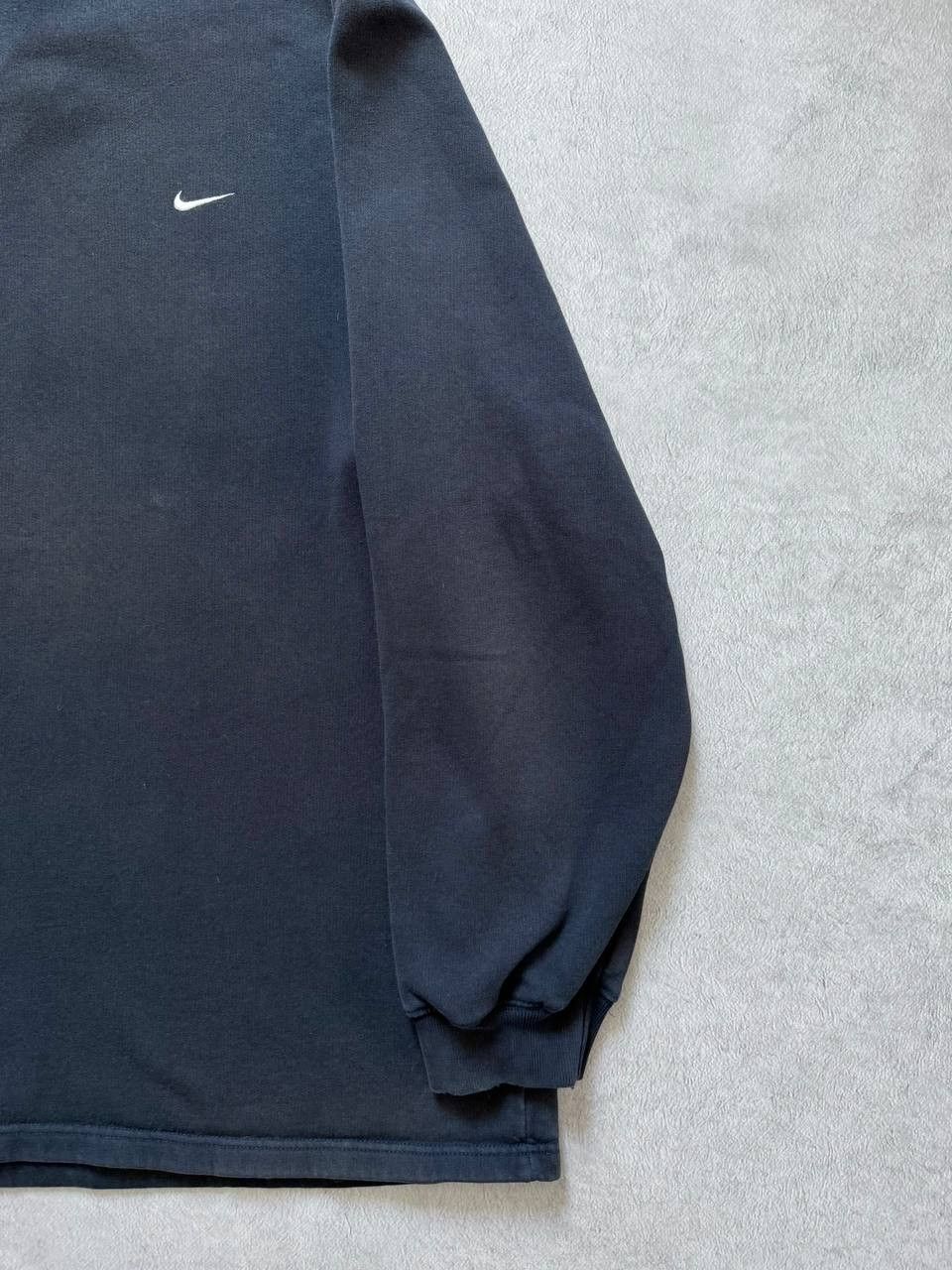 Nike Nike Vintage Y2K 1/4 Zip Navy Swoosh Sweater Size US XL / EU 56 / 4 - 5 Thumbnail