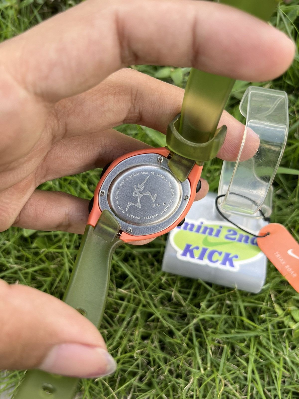 Nike × Vintage Vintage NIKE TRIAX J ANALOG WATCH ORANGE/BLUE/GREEN Size ONE SIZE - 6 Thumbnail