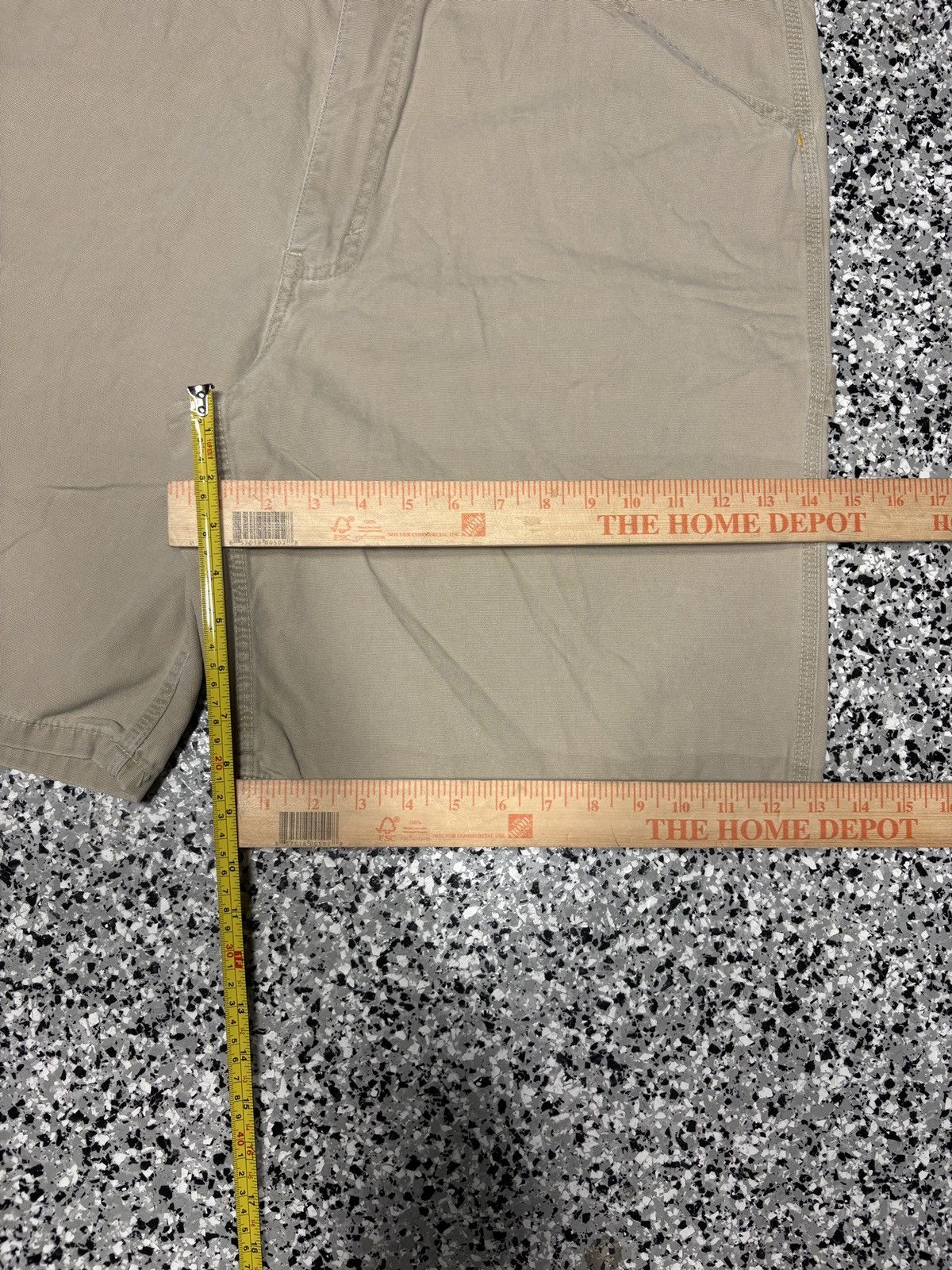 Gap Vintage Gap Light Khaki Carpenter Loose Baggy Shorts Size 38 Size US 38 / EU 54 - 5 Thumbnail
