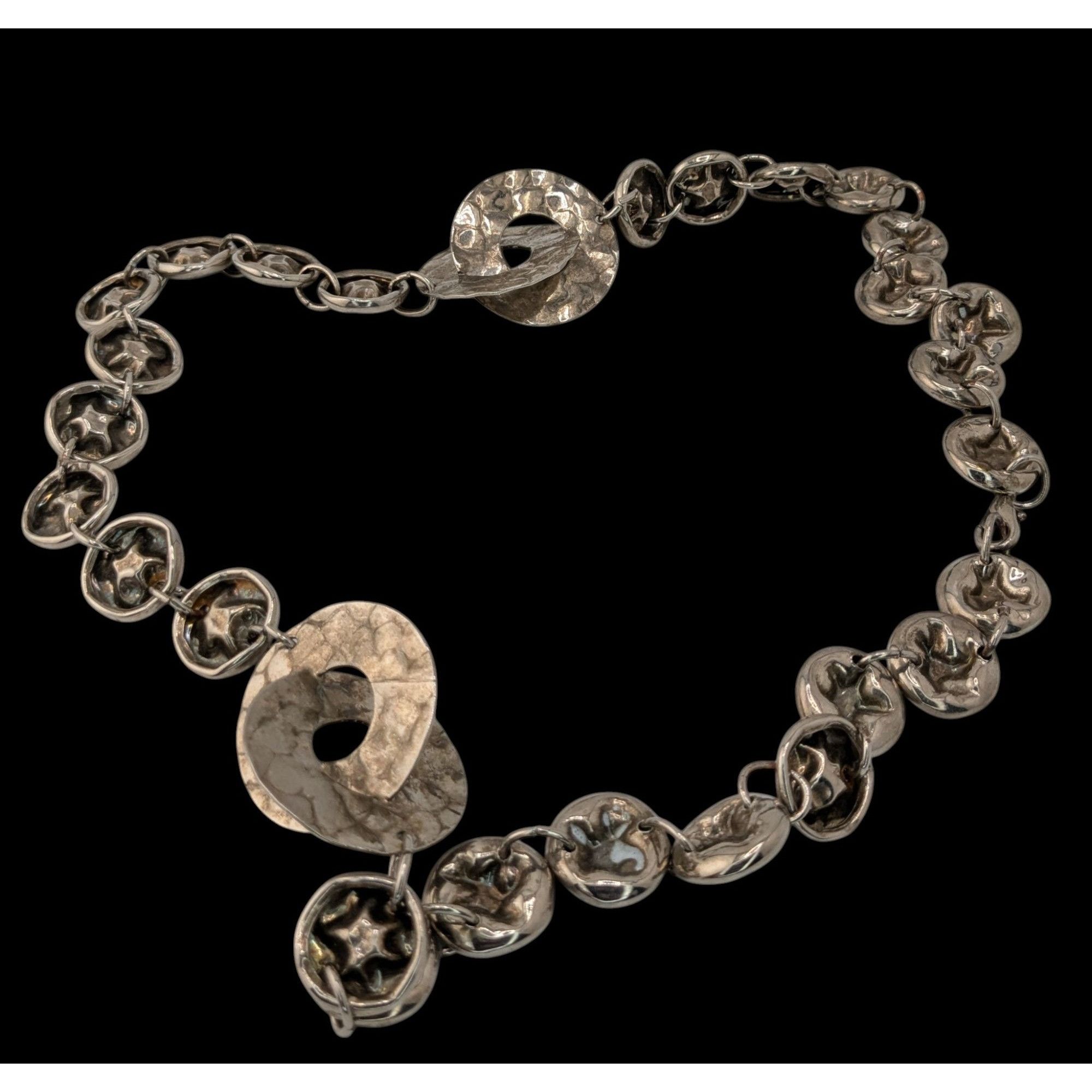 Other Brutalist Hammered Crushed Link Necklace Size ONE SIZE - 2 Thumbnail