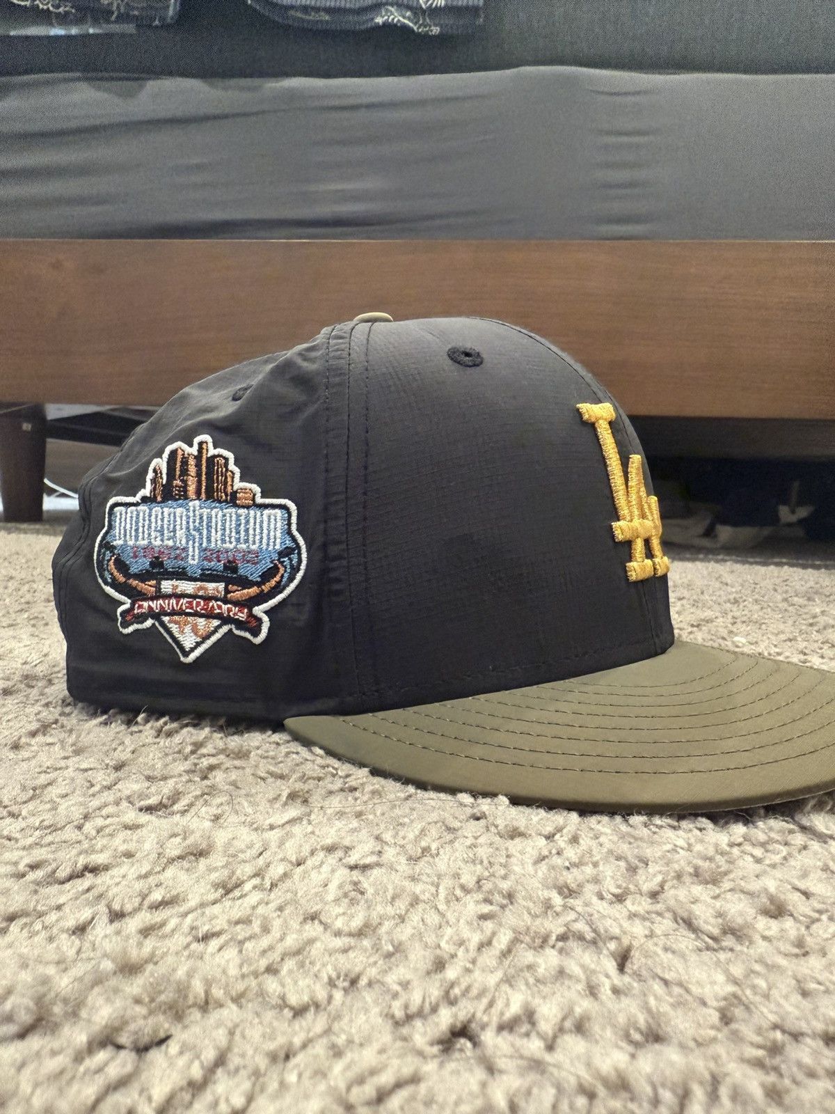 New Era Dodgers Nylon Two Tone 7 3/8 Size ONE SIZE - 2 Thumbnail