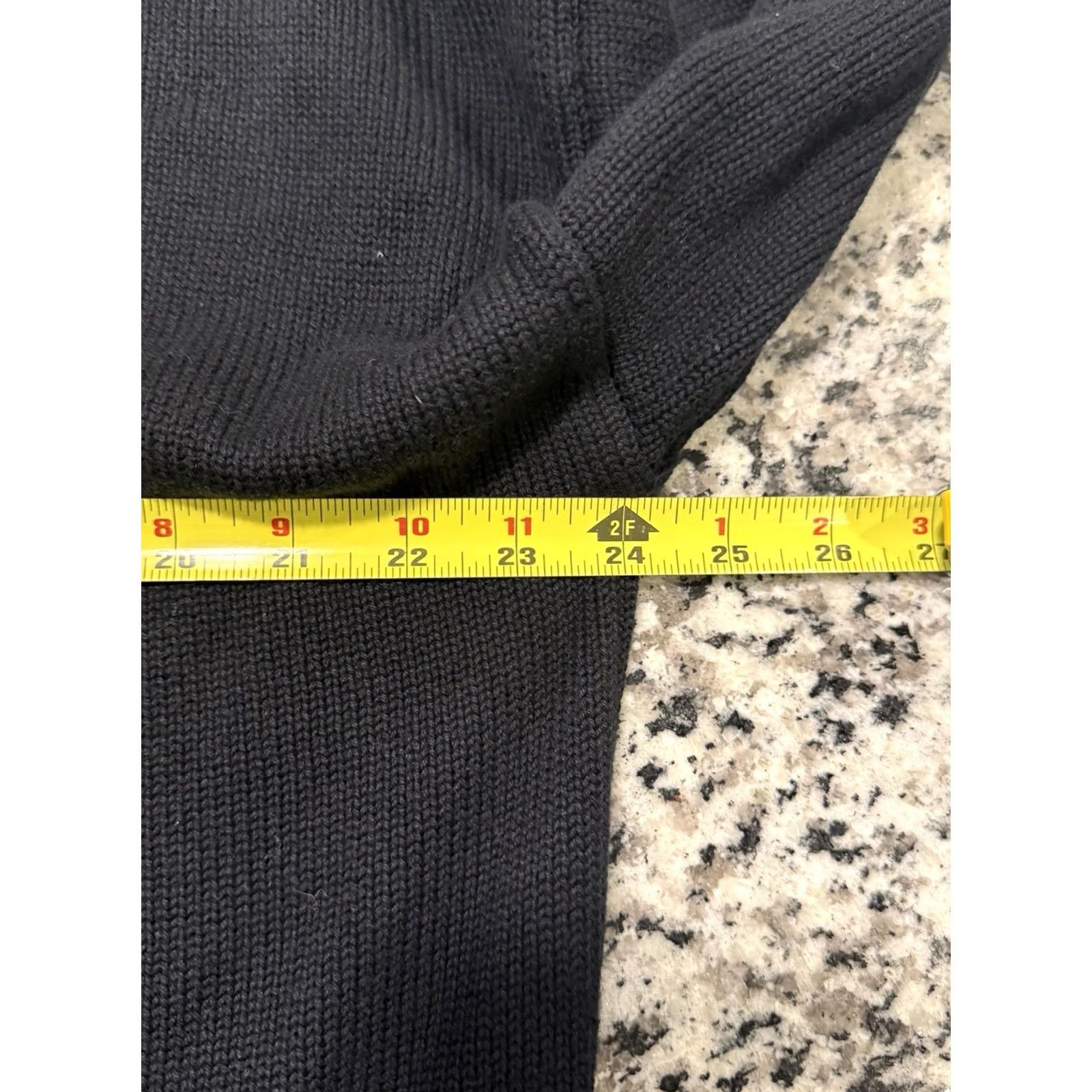 Quince Quince Sweater Crew Neck 100% Organic Cotton Womens Large Black Vintage No Size S / US 4 / IT 40 - 4 Thumbnail