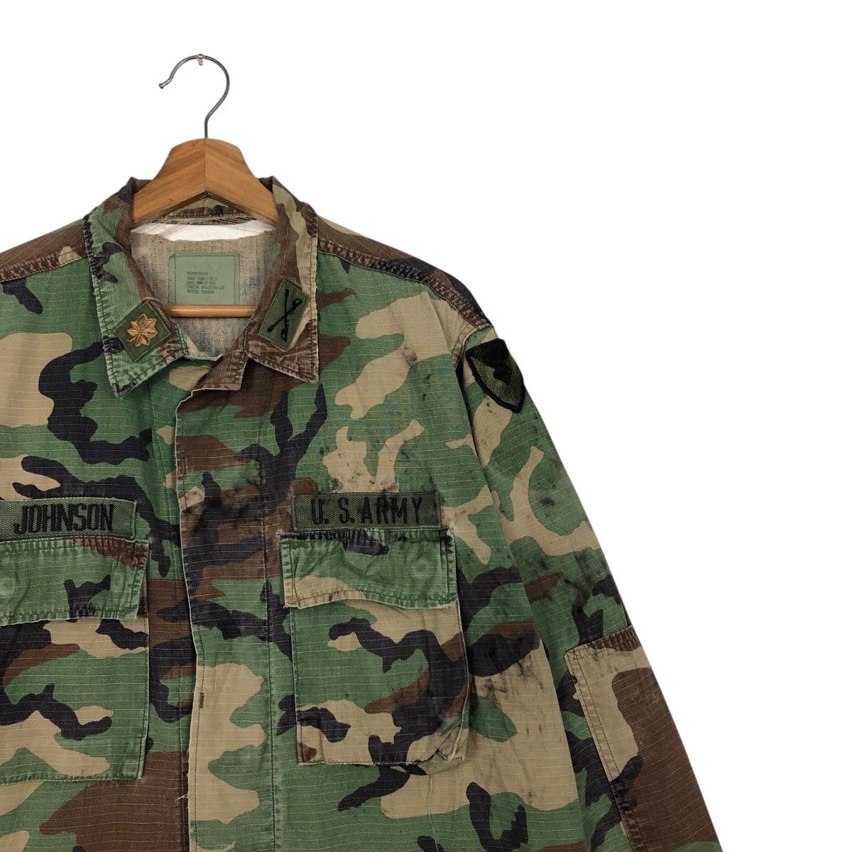 Vintage 📌Vintage Chore Work Jacket Military Us Air Force Camouflage Size US M / EU 48-50 / 2 - 7 Thumbnail
