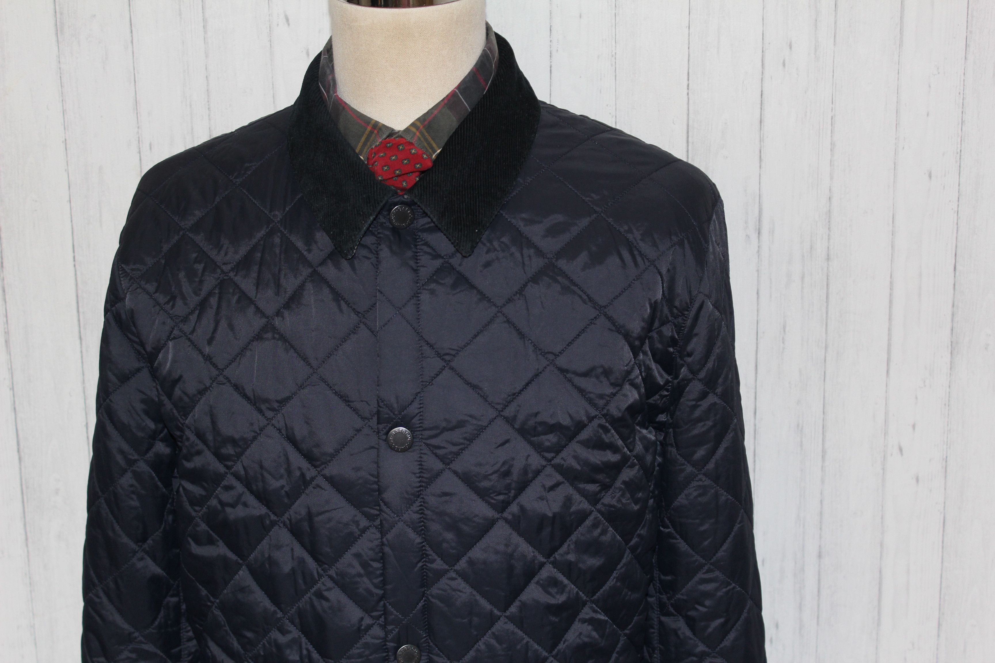 Barbour BARBOUR Blue Tartan Dress Jacket Size 2XL Size US XXL / EU 58 / 5 - 3 Thumbnail
