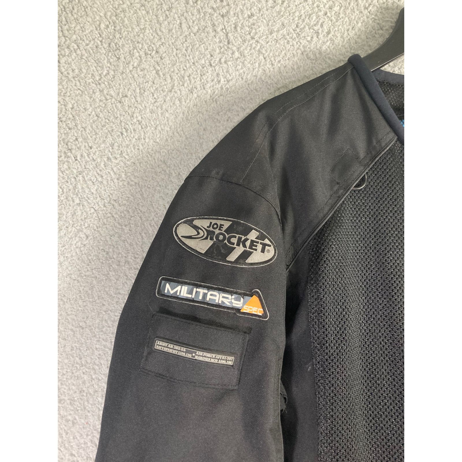 Joe Rocket Joe Rocket Men's Black Mesh Motorcycle Jacket Size L Size US L / EU 52-54 / 3 - 11 Thumbnail