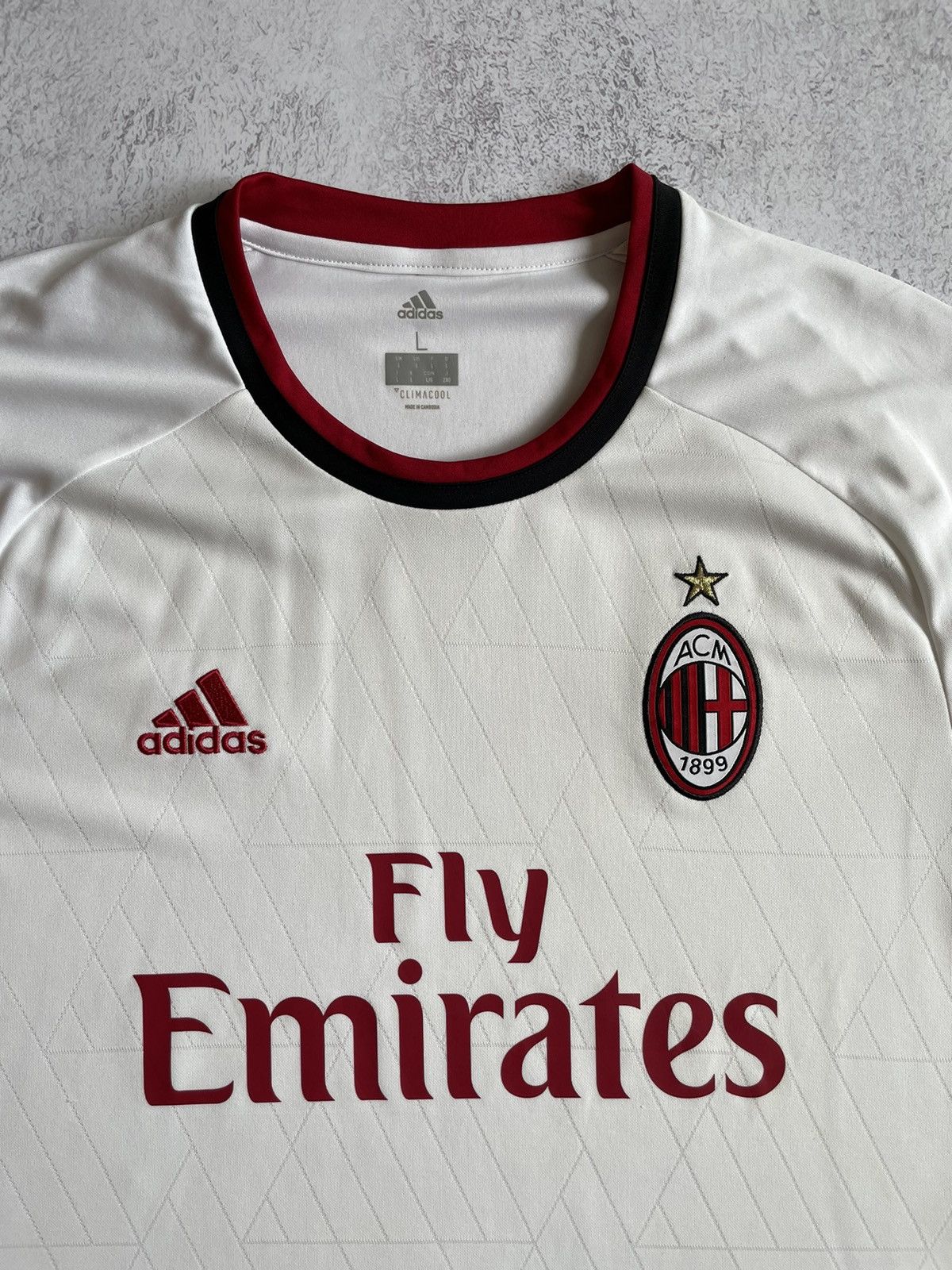 Puma Adidas AC Milan 2017/2018 Away Soccer Jersey L Size US L / EU 52-54 / 3 - 3 Thumbnail