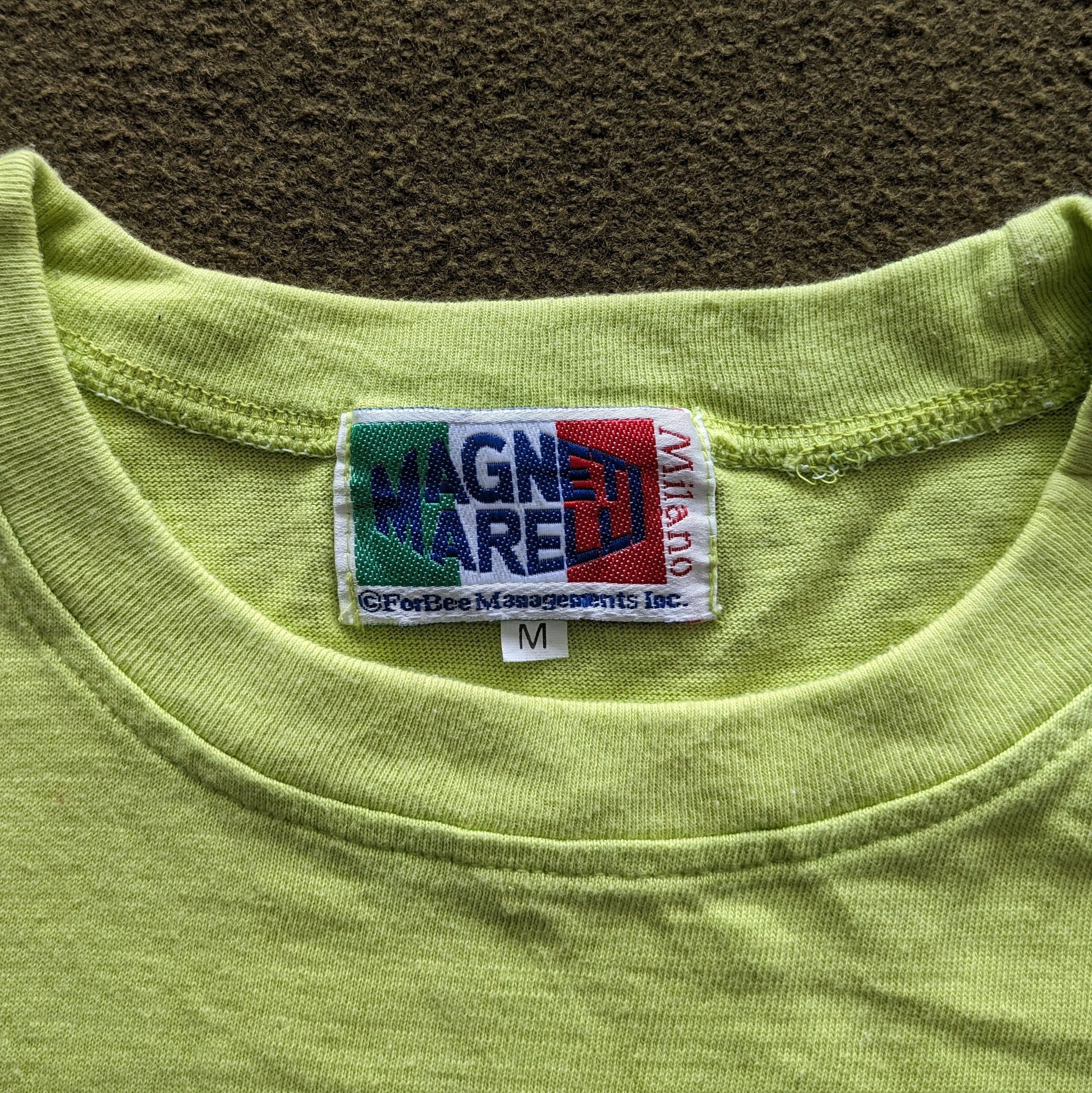 Vintage Vintage MAGNETI MARELLI Formula One T-shirt Size US L / EU 52-54 / 3 - 4 Thumbnail