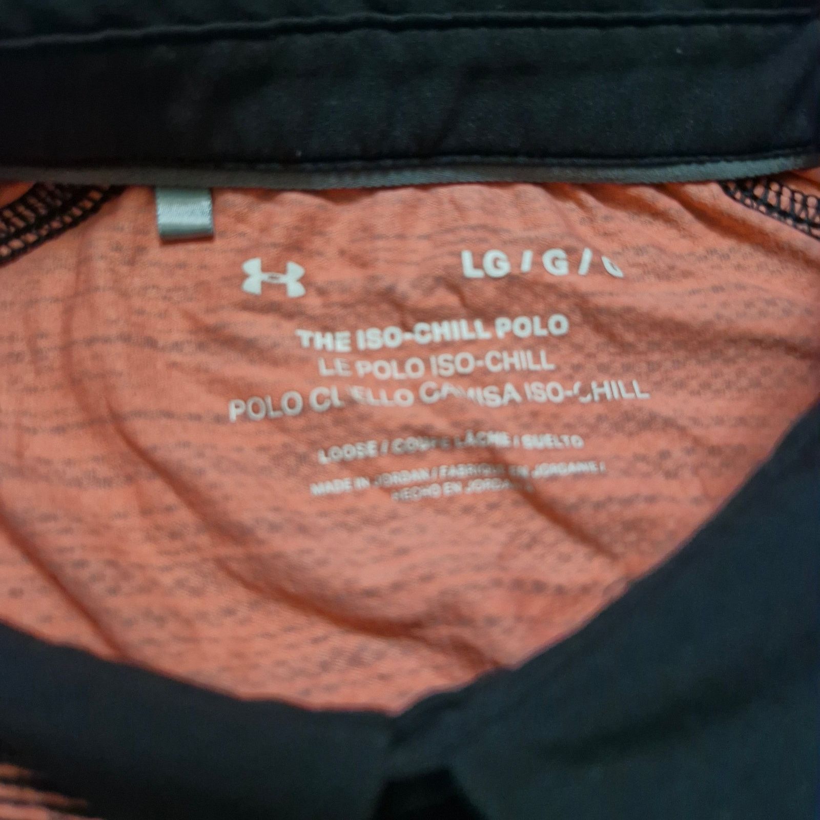 Under Armour Under Armour Iso-Chill Polo Shirt Brilliance/Black Men’s L Size US L / EU 52-54 / 3 - 3 Thumbnail
