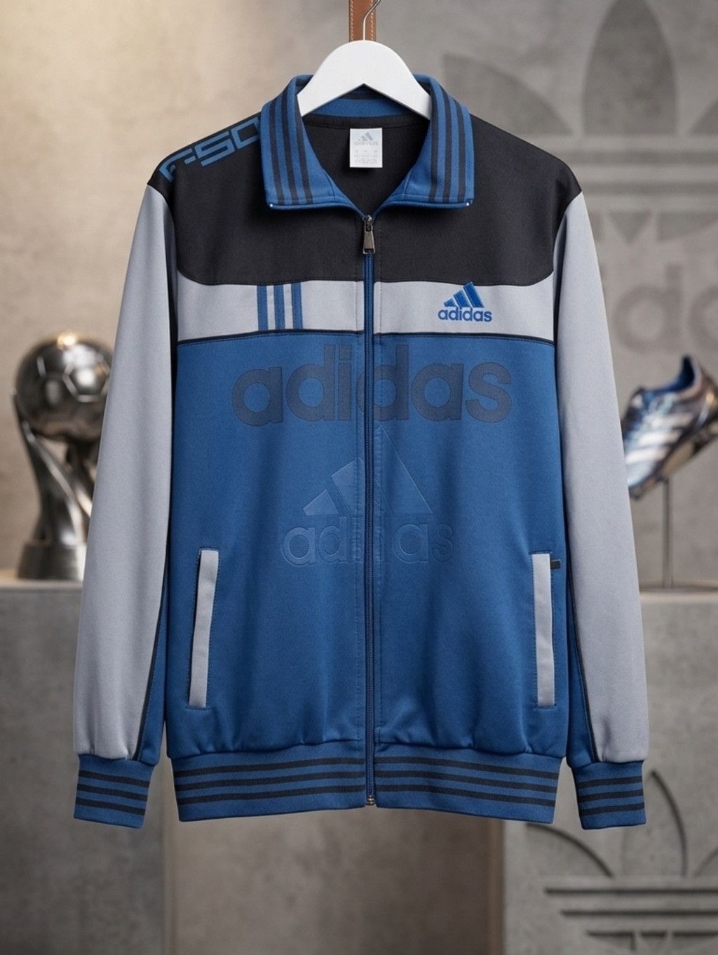 Adidas Adidas F50 Performance Full Zip Track Jacket Y2K Streetwear Size US M / EU 48-50 / 2 - 1 Thumbnail