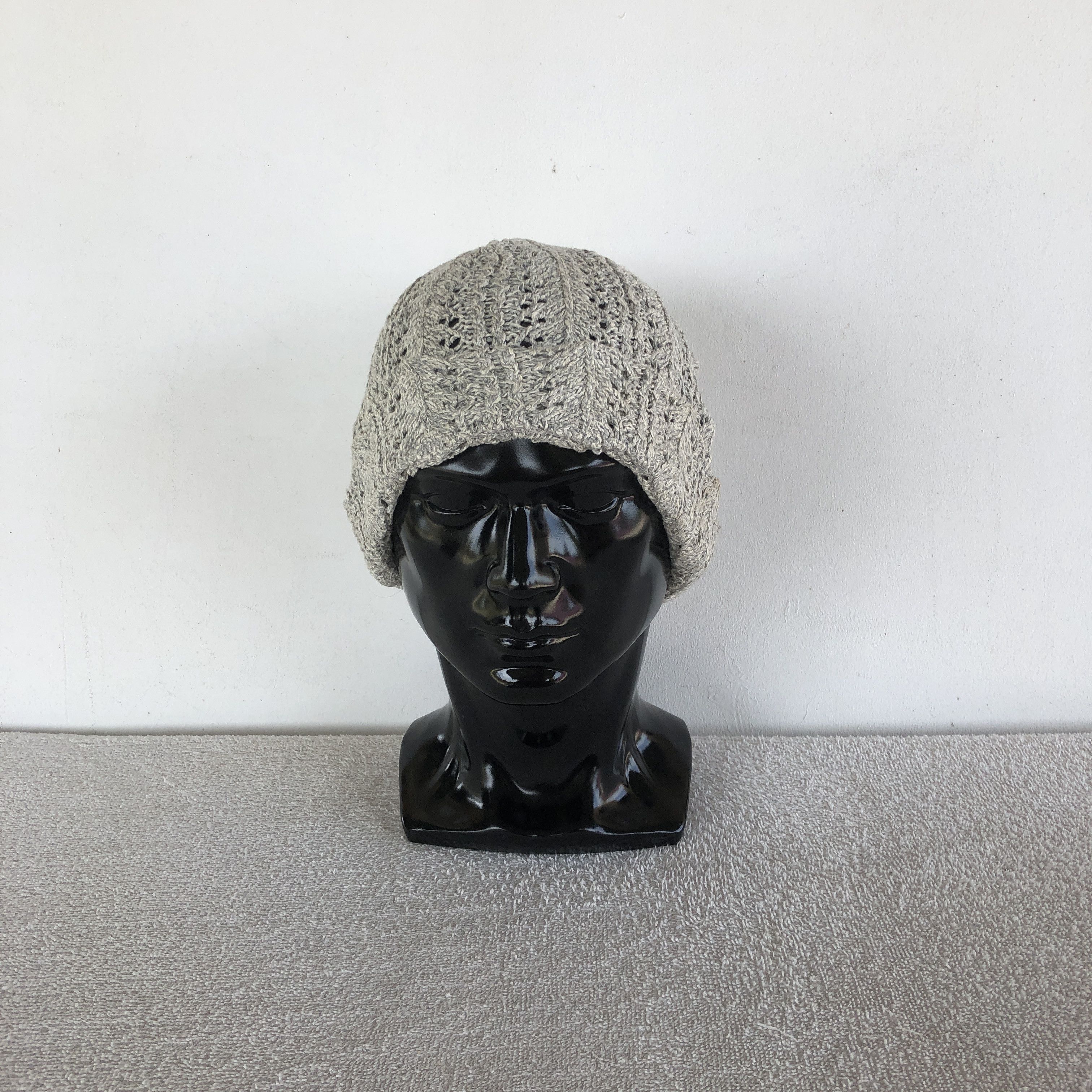 CA4LA Vintage 90s CA4LA Cable Knit Beanie Snow Caps Hats Size ONE SIZE - 2 Thumbnail