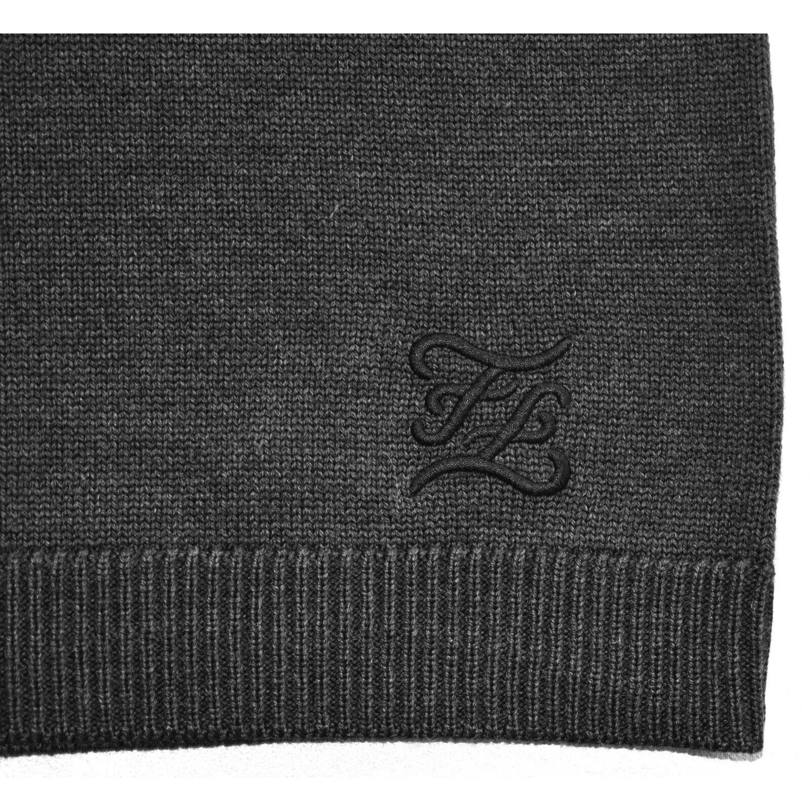Fendi FENDI Dark Grey Wool Knit W/Logo Crewneck Sweater Vest Sz 46 Size US S / EU 44-46 / 1 - 4 Thumbnail