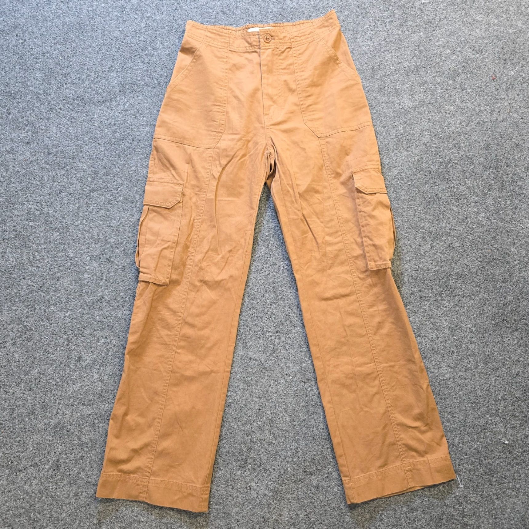 Abercrombie & Fitch Abercrombie & Fitch Pants Womens Size 25 Brown Cargo Canvas Straight Leg Casual Size 42" / US 20 - 2 Thumbnail