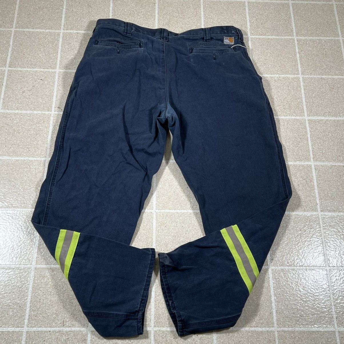Carhartt Carhartt FR Pants Navy Blue Flame Resistant Utility Workwear Size US 38 / EU 54 - 1 Thumbnail