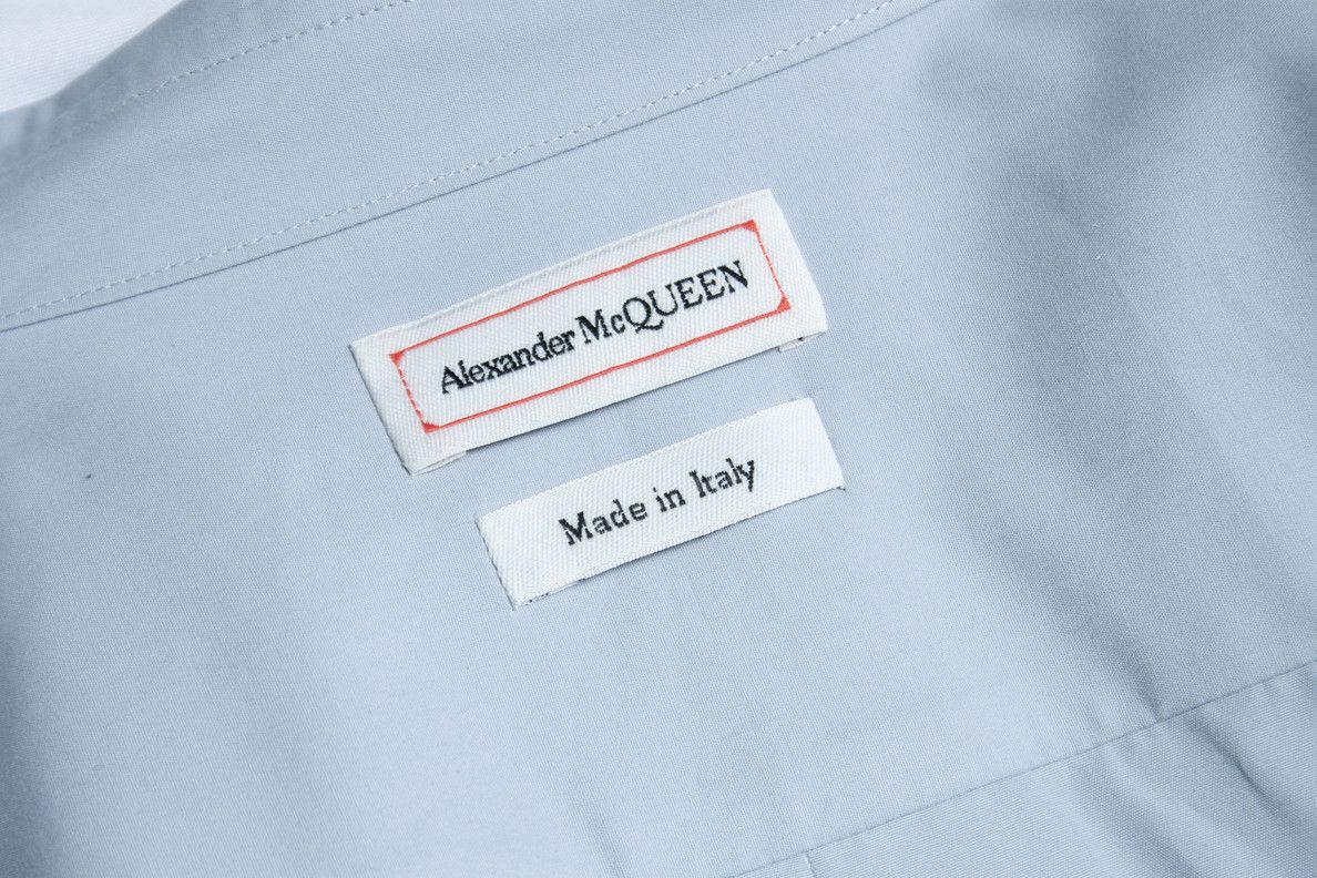 Alexander McQueen Alexander McQueen, Light blue shirt jacket with zipper Size US L / EU 52-54 / 3 - 6 Thumbnail