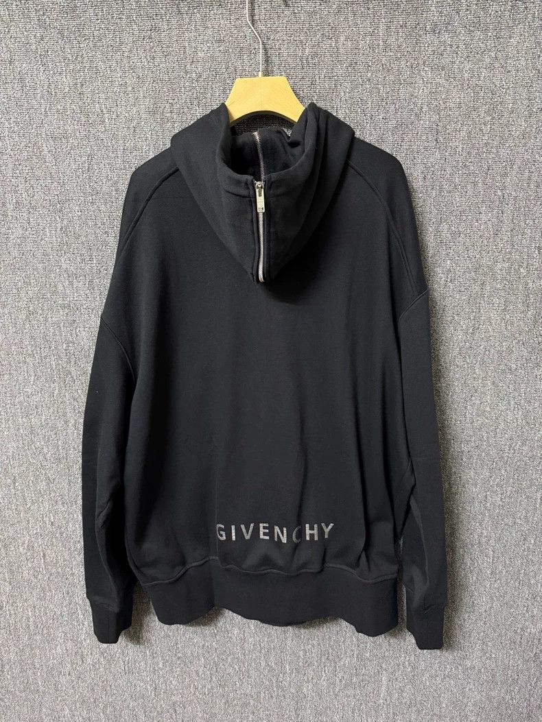 Givenchy Givenchy Runway Loose Half-Zip Hooded Sweatshirt Jacket Size US XL / EU 56 / 4 - 2 Thumbnail