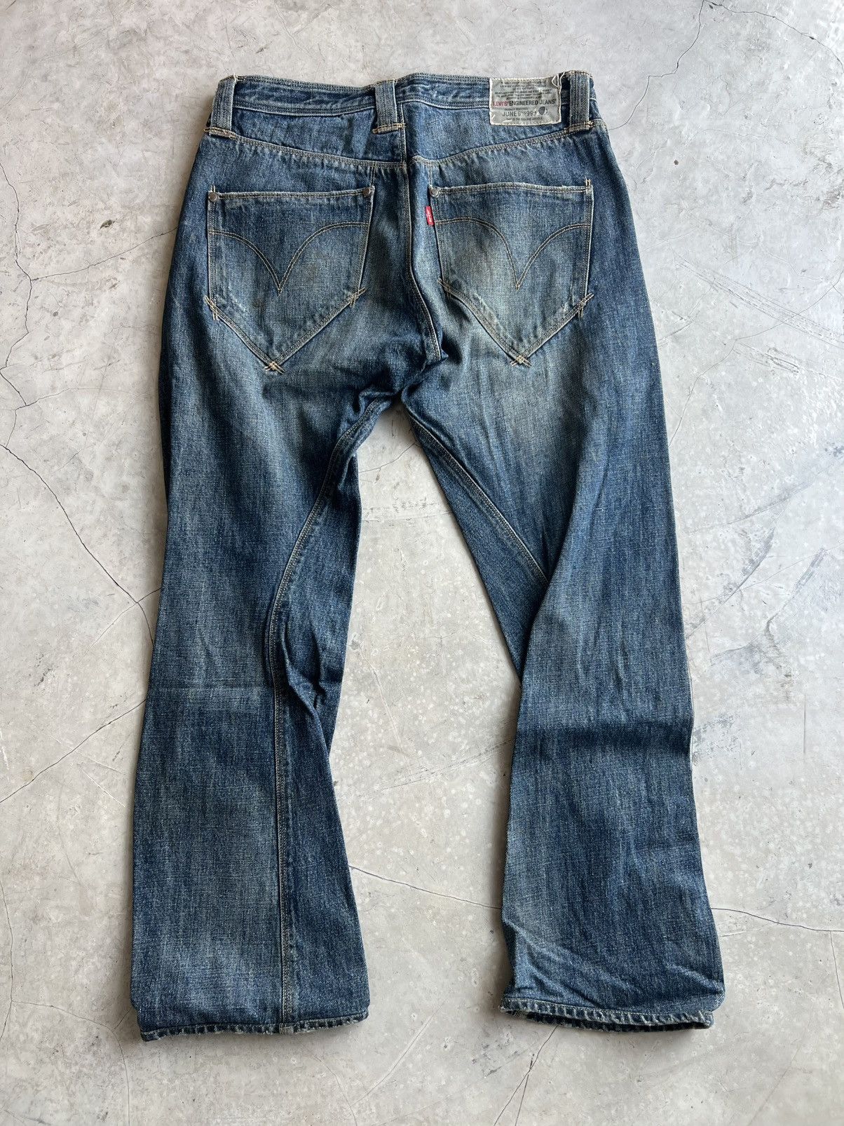 Levi's Levis Engineered Twisted Jeans Bootcut Tag 32 Actual 32x29.5 Size US 32 / EU 48 - 5 Thumbnail