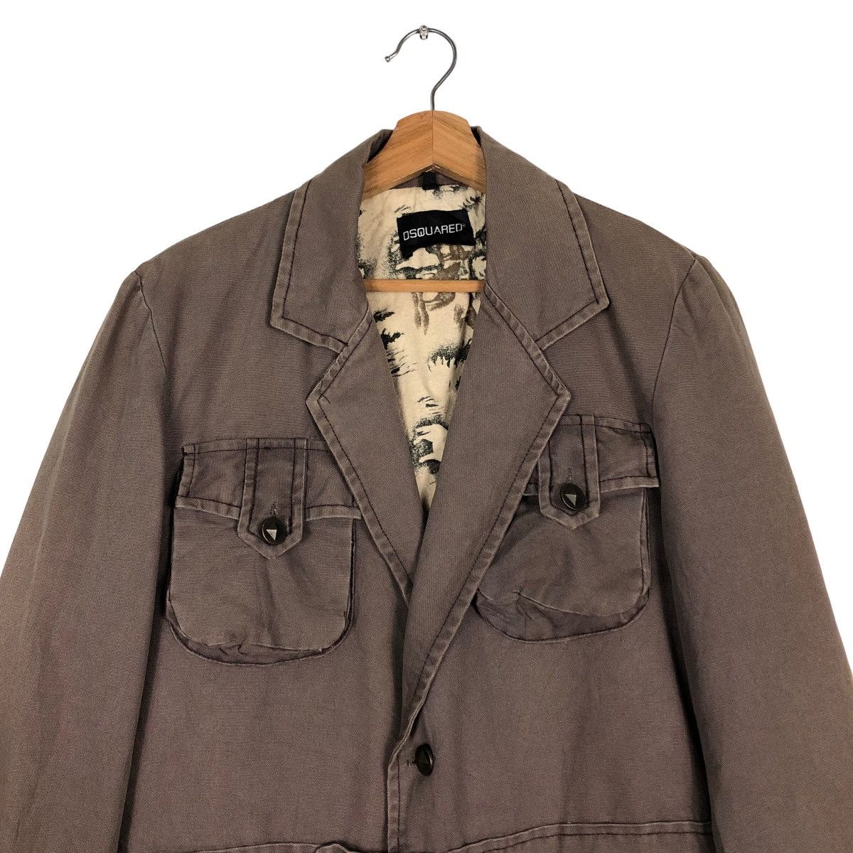 Dsquared2 🔥Worker Chore Jacket Double Breast Rare Lining Dsquared2 Size US L / EU 52-54 / 3 - 3 Thumbnail