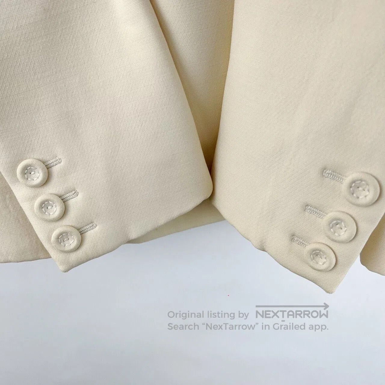 Dior Dior White Single-Breasted Bar Jacket Blazer. Size S / US 4 / IT 40 - 5 Thumbnail