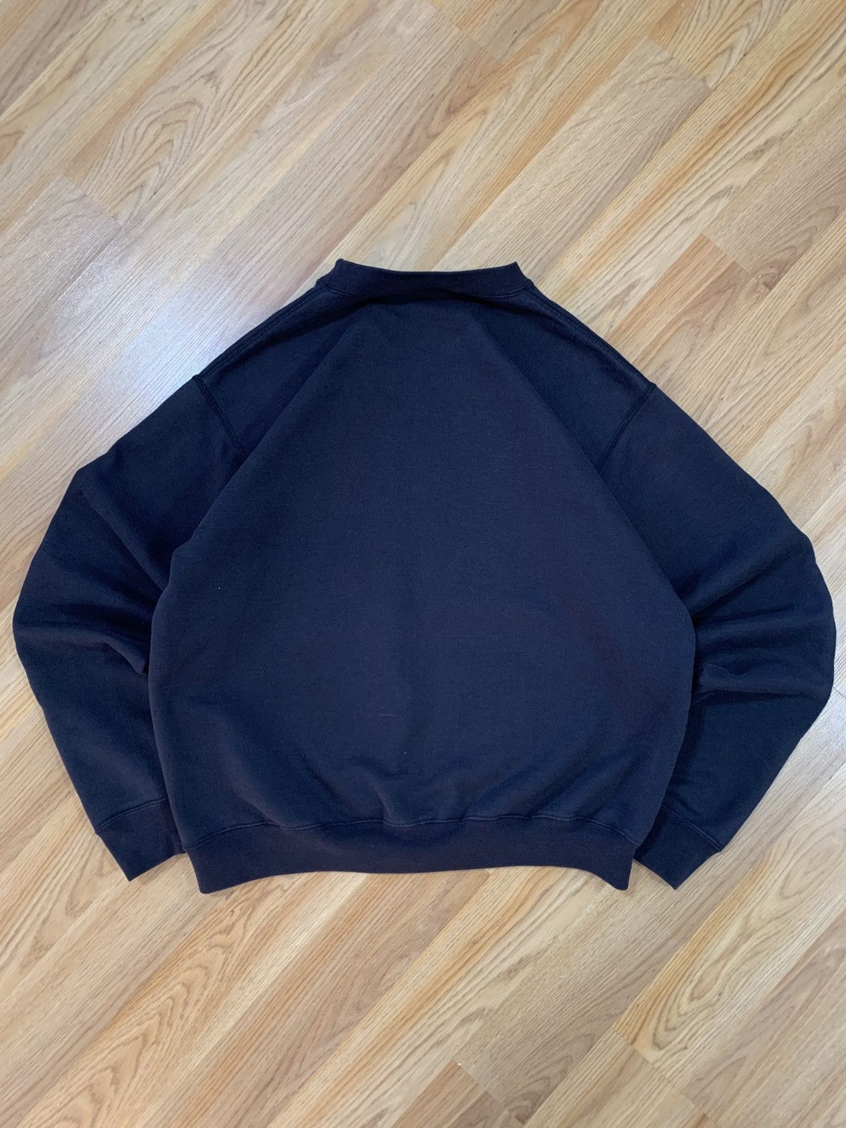 Carhartt Sz L - Vintage Carhartt Crewneck Fleece Sweatshirt (Black) Size US L / EU 52-54 / 3 - 2 Thumbnail