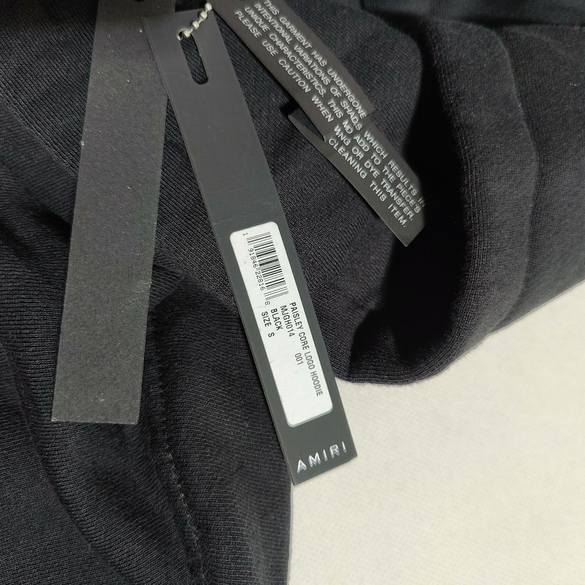 Amiri amiri black graphic hoodie with blue lettering Size US S / EU 44-46 / 1 - 4 Thumbnail