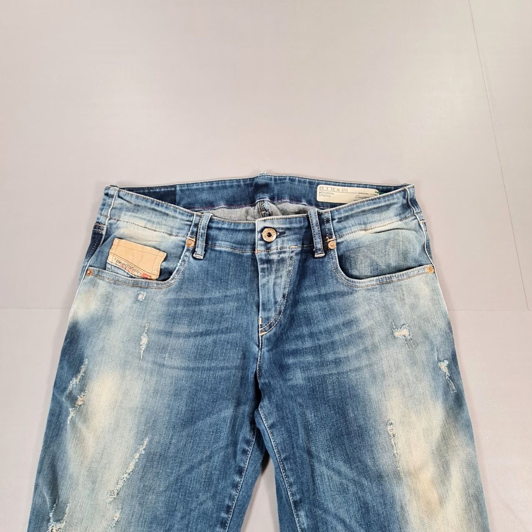 Diesel VINTAGE Diesel Womens Jeans Blue W31 L32 Grupee Super Slim Skinny Fit Low Rise 0826N Size 24" / US 00 / IT 34 - 2 Thumbnail