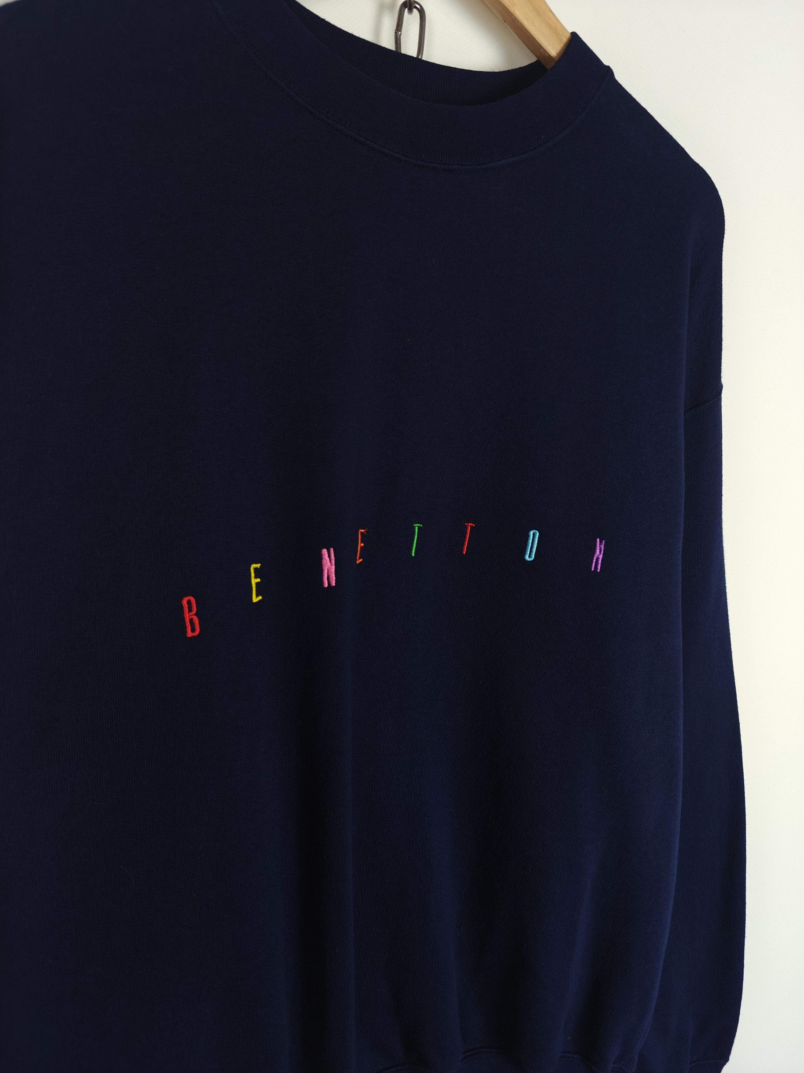 United Colors Of Benetton United Colors Of Benetton VTG Sweatshirt Center Logo M Size US M / EU 48-50 / 2 - 4 Thumbnail