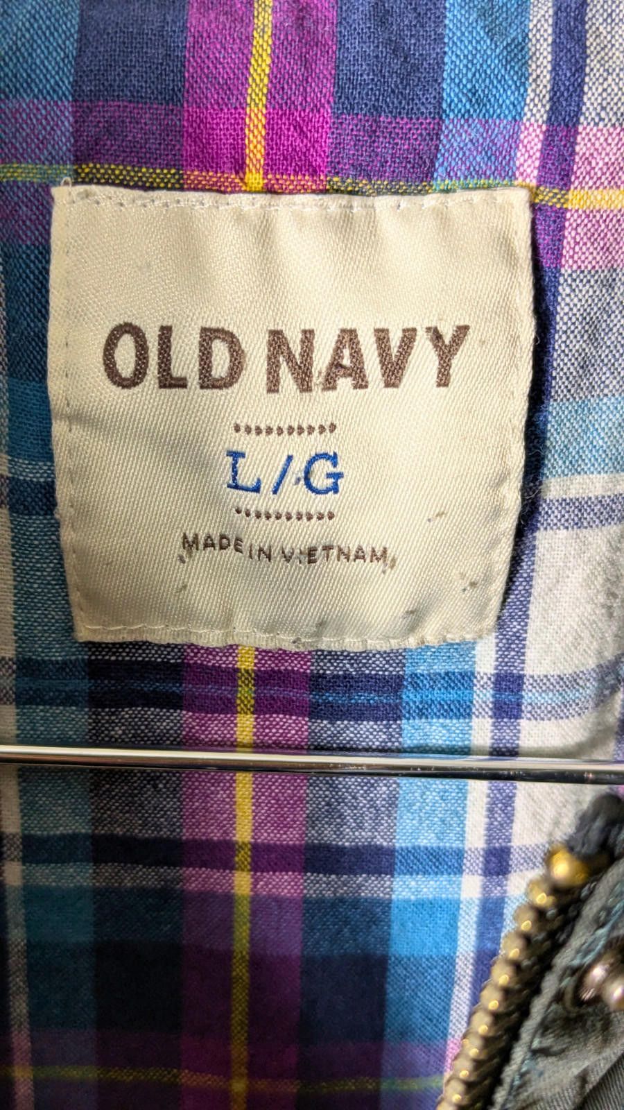 Old Navy Old Navy Canvas Jacket Hooded Gray - Large - Drawstring Size L / US 10 / IT 46 - 9 Thumbnail