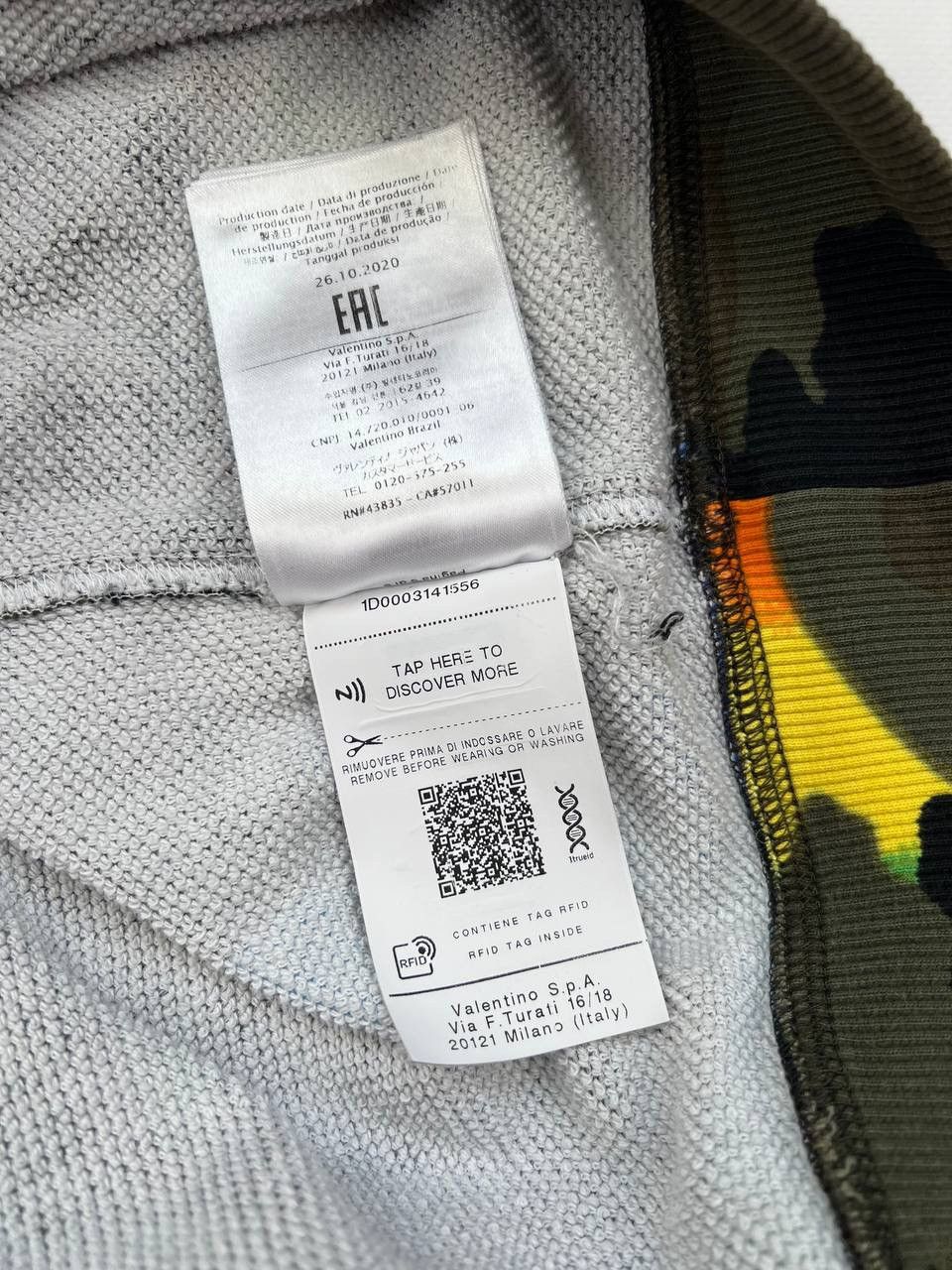 Valentino Valentino camo hoodie Size US M / EU 48-50 / 2 - 3 Thumbnail