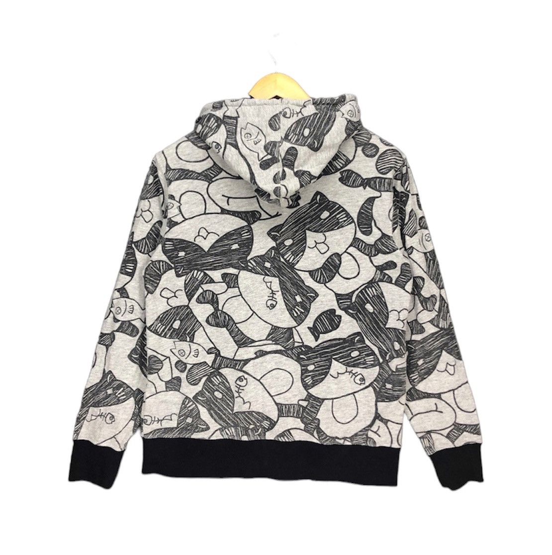 Japanese Brand NECOBUCHI SAN Zipper Hoodie #1165-41 Size US S / EU 44-46 / 1 - 4 Thumbnail